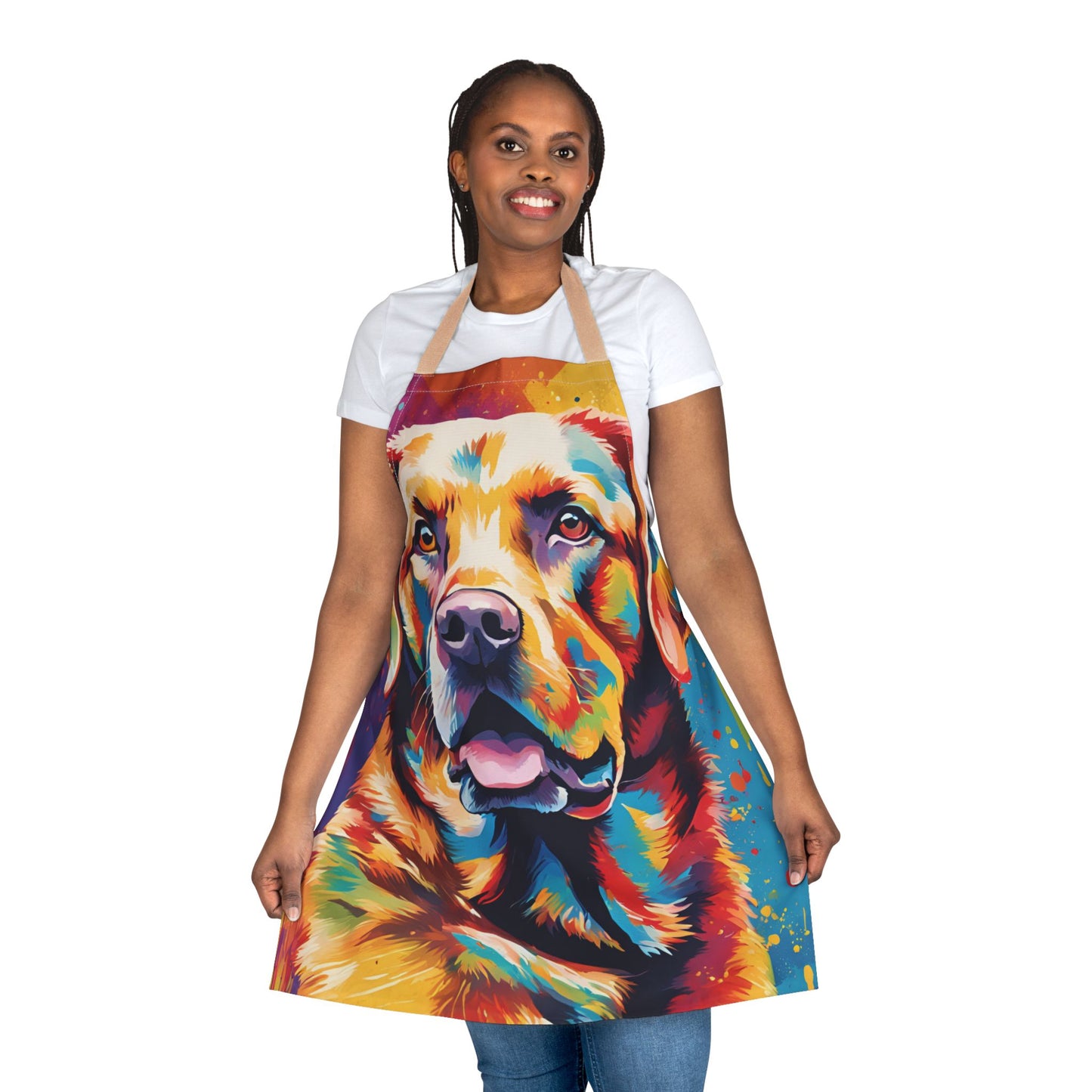 Multi Labrador Adult Apron (AOP)