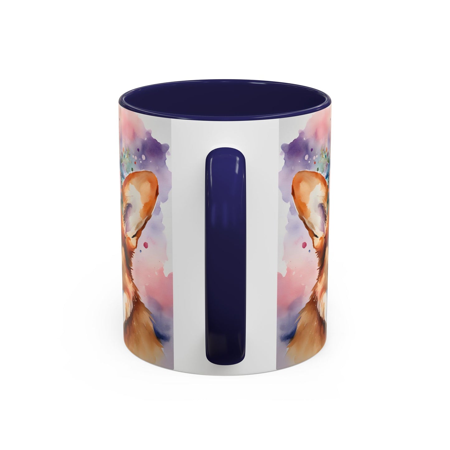 Corgi 04 Accent Coffee Mug - Dog Lover Gift
