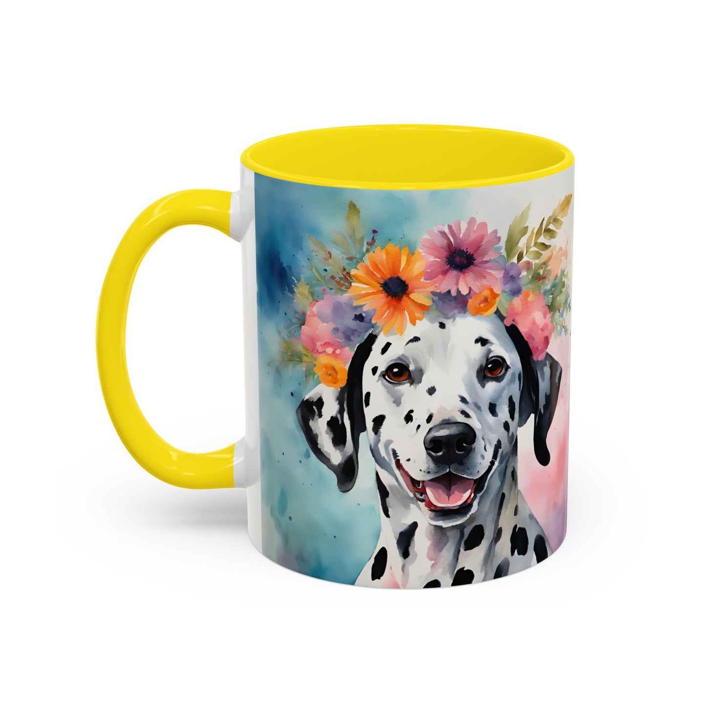 Dalmatian 03 Accent Coffee Mug - Dog Lover Gift