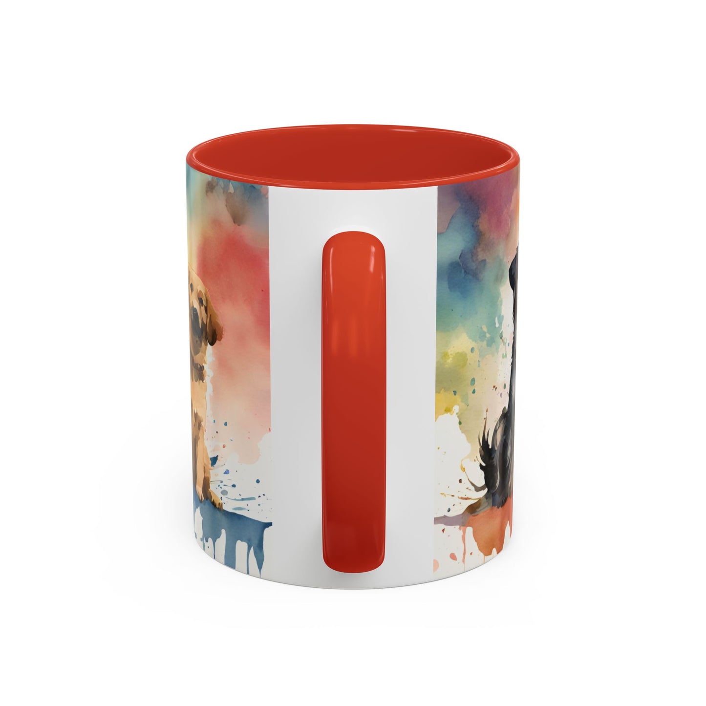 Multicoloured Doggies 02 Accent Mug 11oz