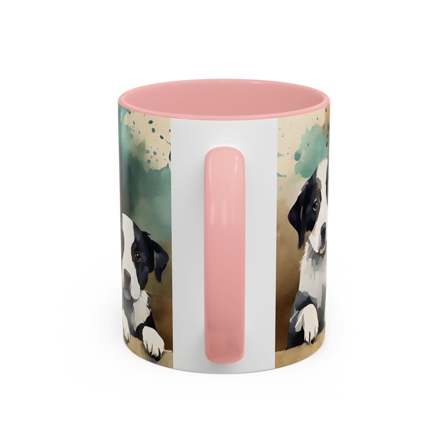 Multicoloured Doggies 12 Accent Mug 11oz