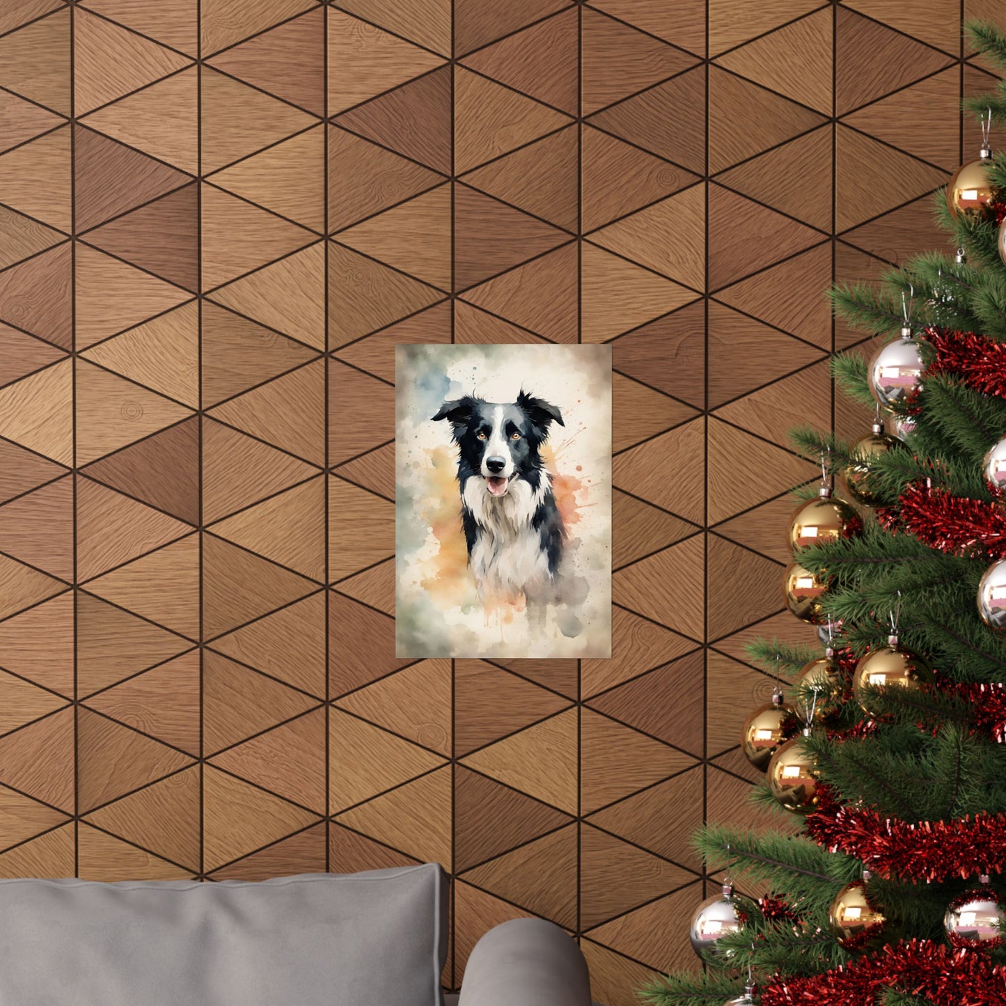Dogs Sheep Dog 03 Matte Vertical Poster