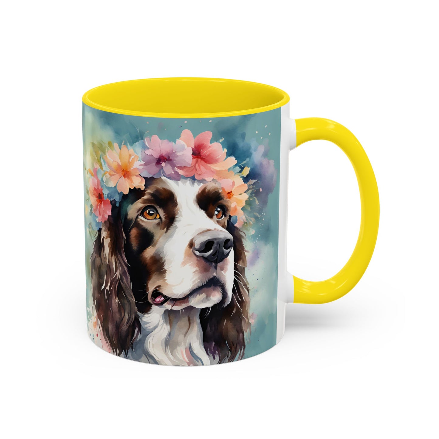 Springer Spaniel 04 Accent Coffee Mug - Dog Lover Gift
