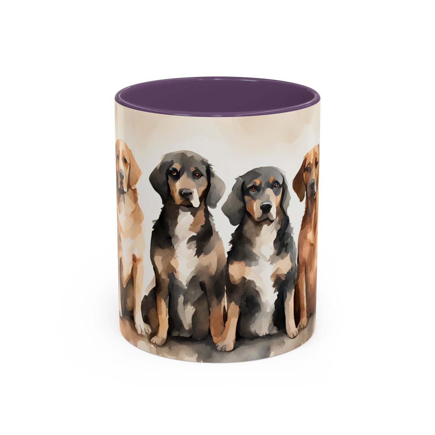 Doggies in a Row 02 Accent Mug 11oz