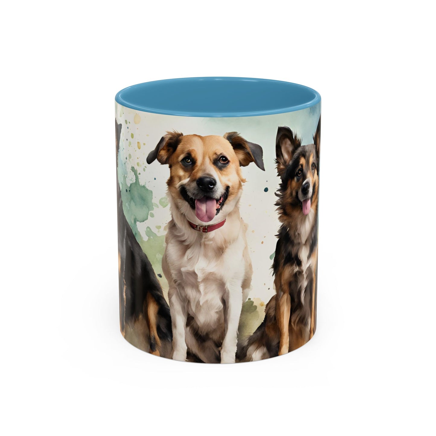 Multicoloured Doggies 06 Accent Mug 11oz