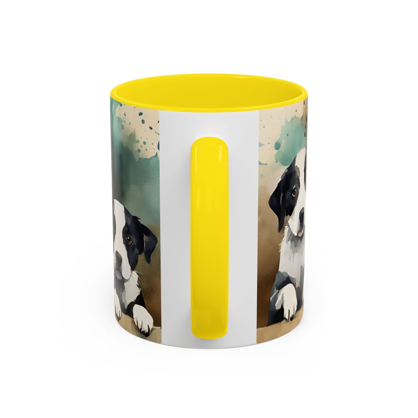 Multicoloured Doggies 12 Accent Mug 11oz