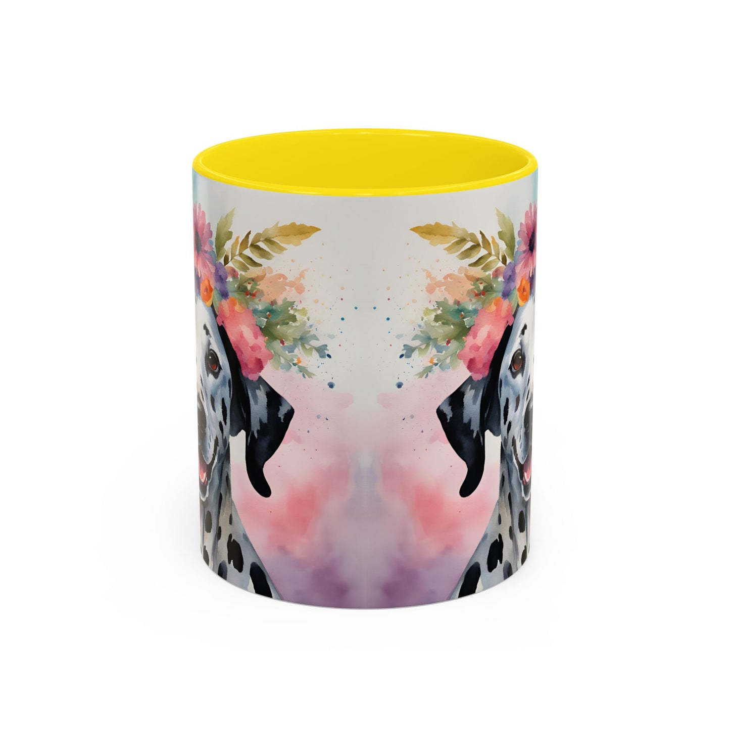Dalmatian 03 Accent Coffee Mug - Dog Lover Gift