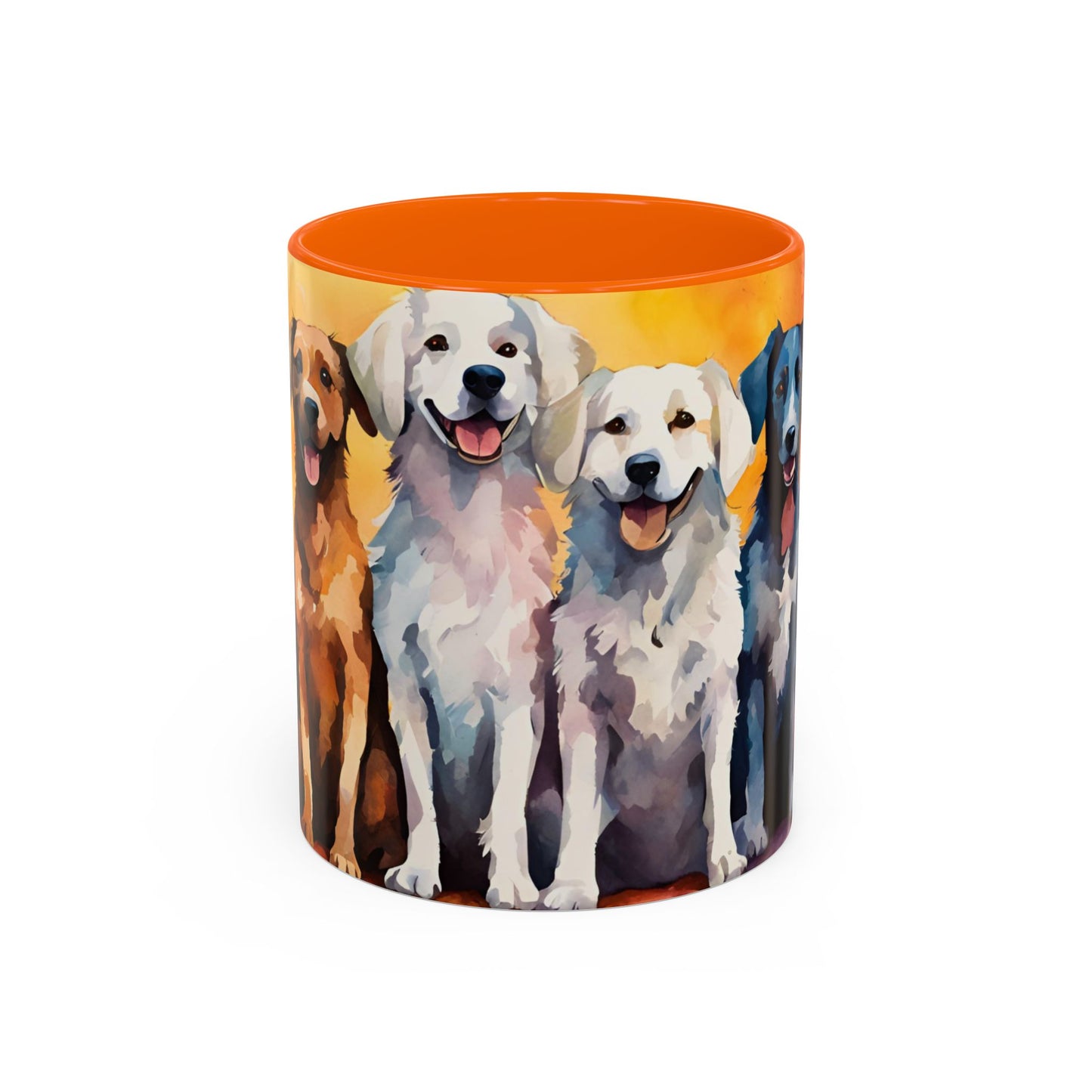 Multicoloured Doggies 07 Accent Mug 11oz