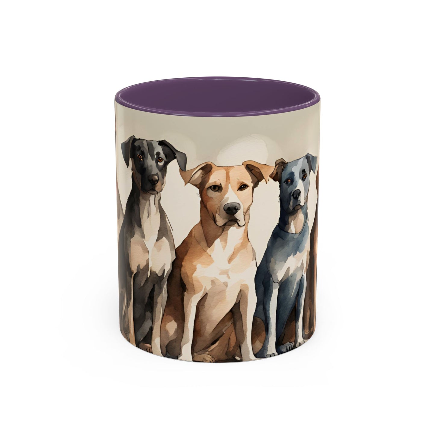 Doggies in a Row 04 Accent Mug 11oz