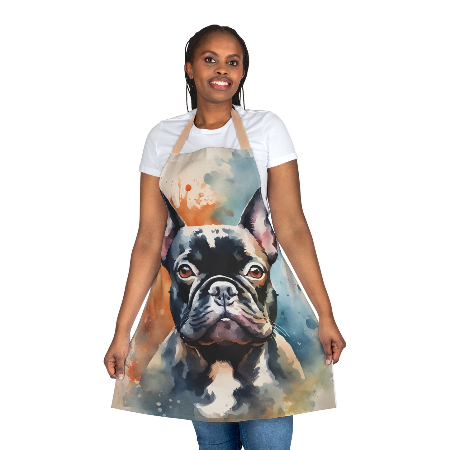 Little Frenchie Adult Apron (AOP)