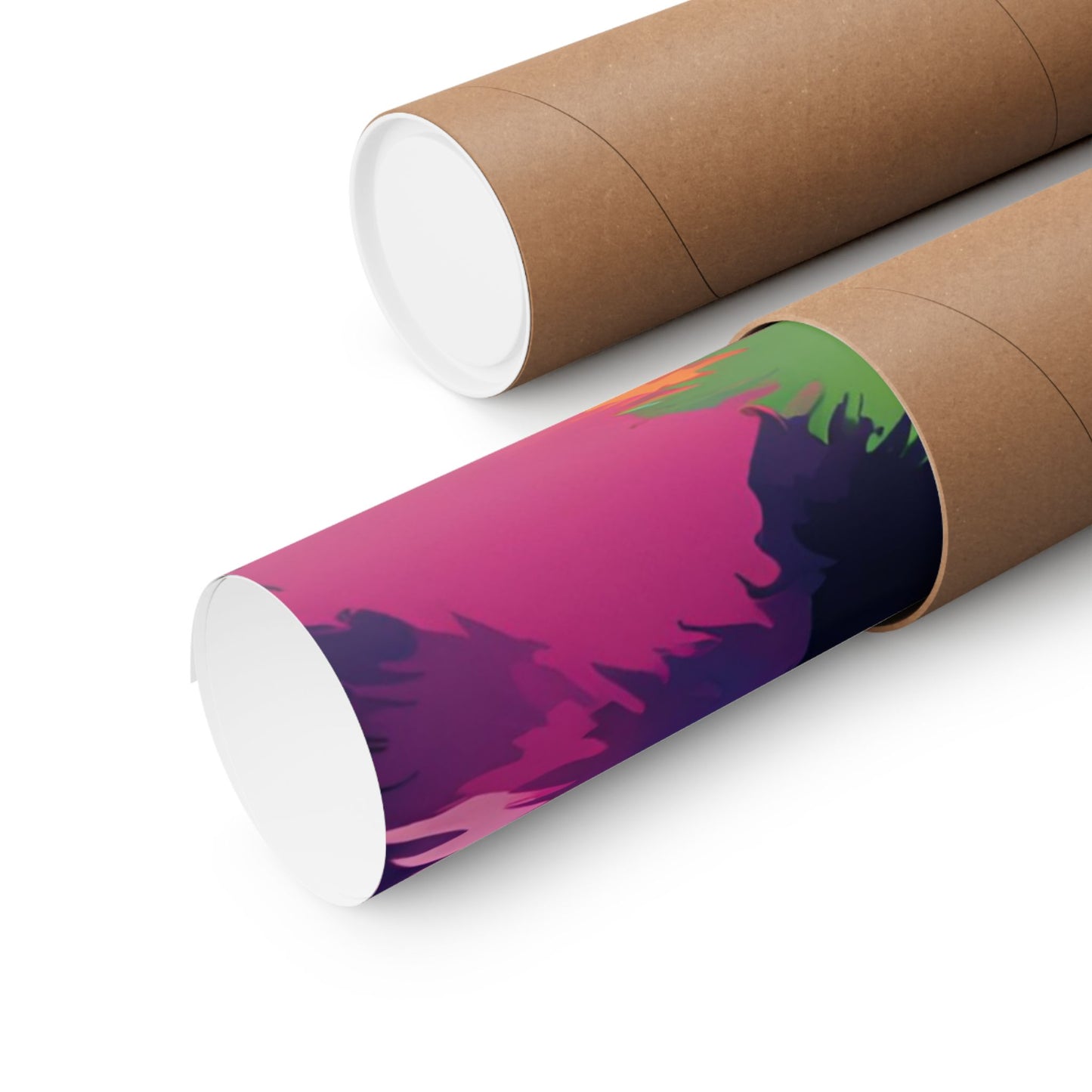 Multicolored Dachshund 01 Matte Vertical Poster