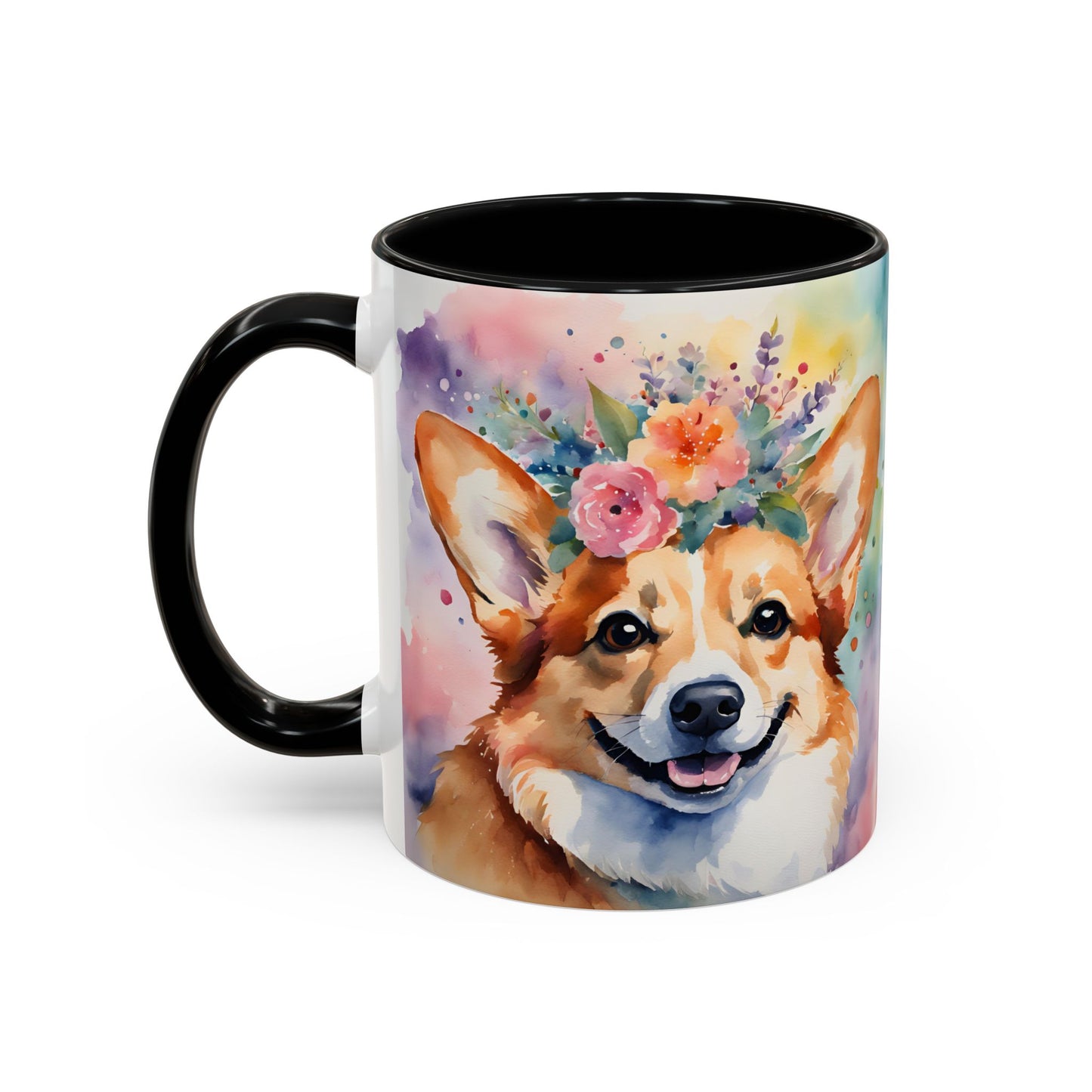 Corgi 04 Accent Coffee Mug - Dog Lover Gift