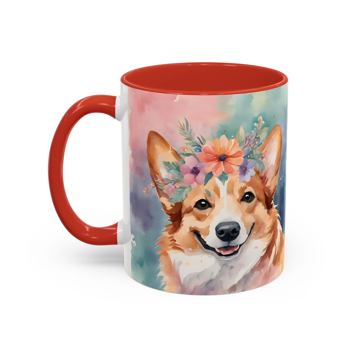 Corgi 03 Accent Coffee Mug - Dog Lover Gift