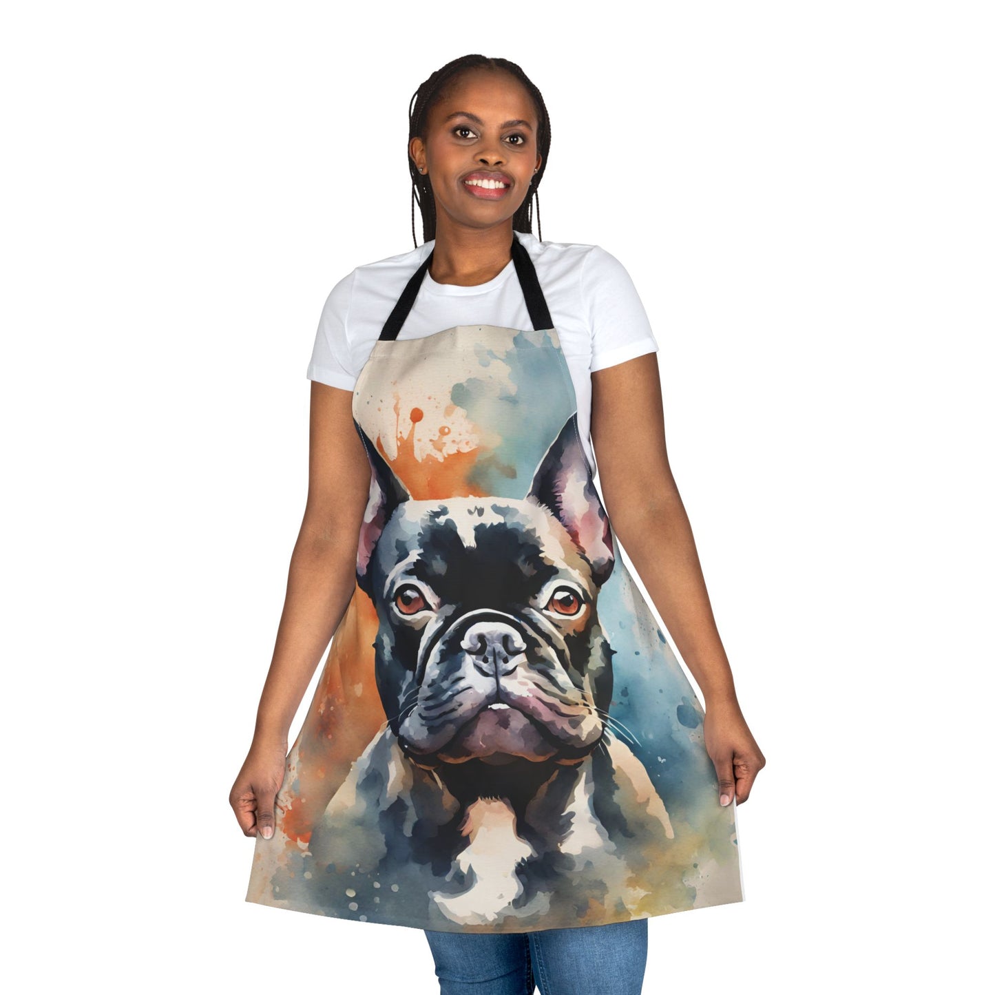 Little Frenchie Adult Apron (AOP)
