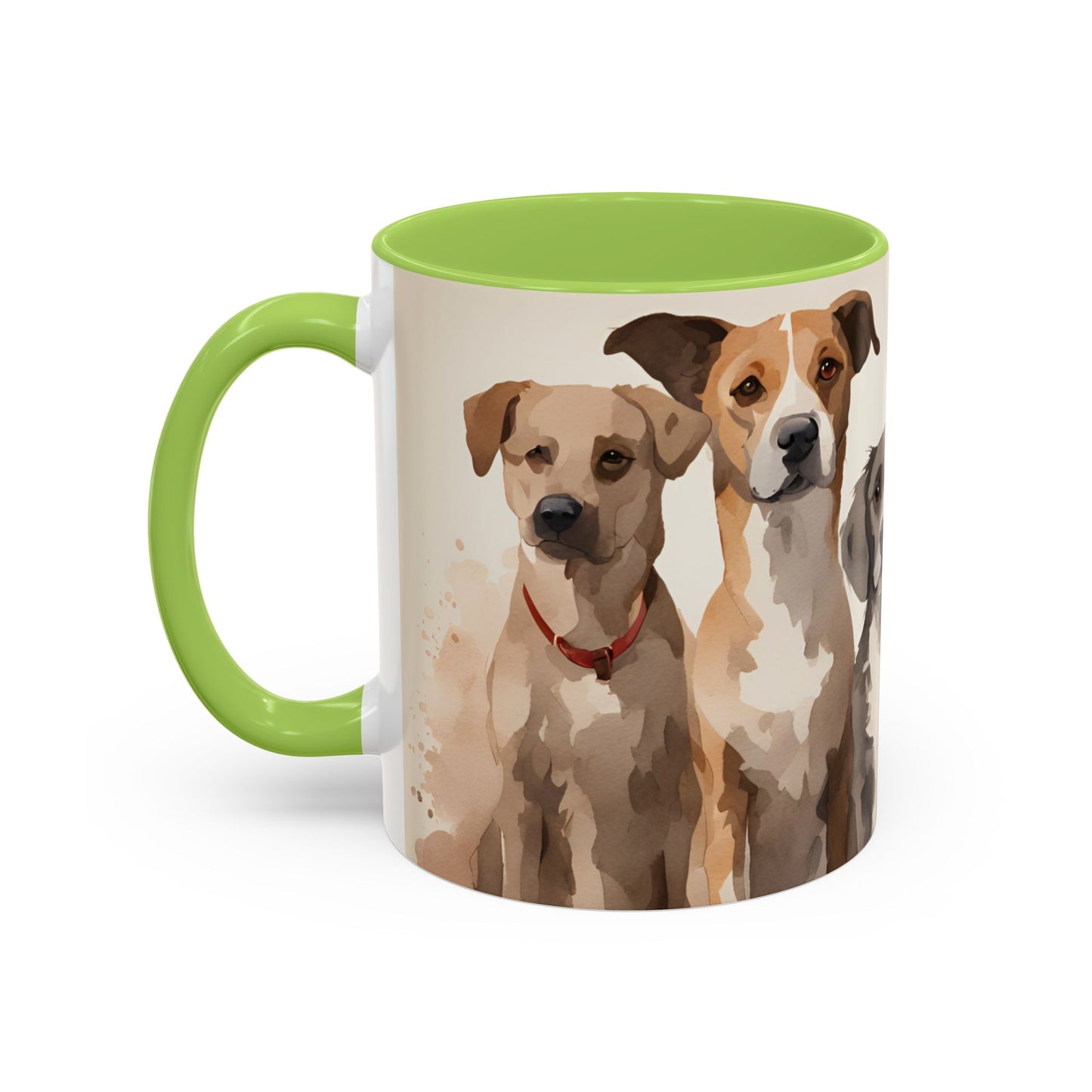 Doggies in a Row 01 Accent Mug 11oz
