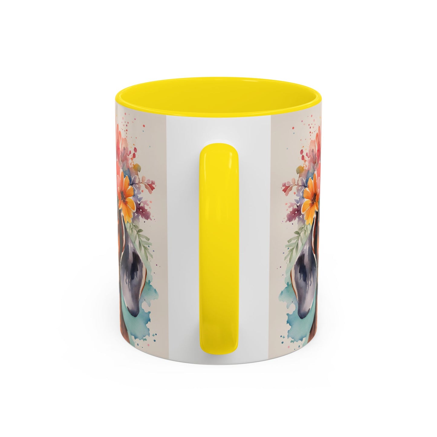 Dachshund 01 Accent Coffee Mug - Dog Lover Gift