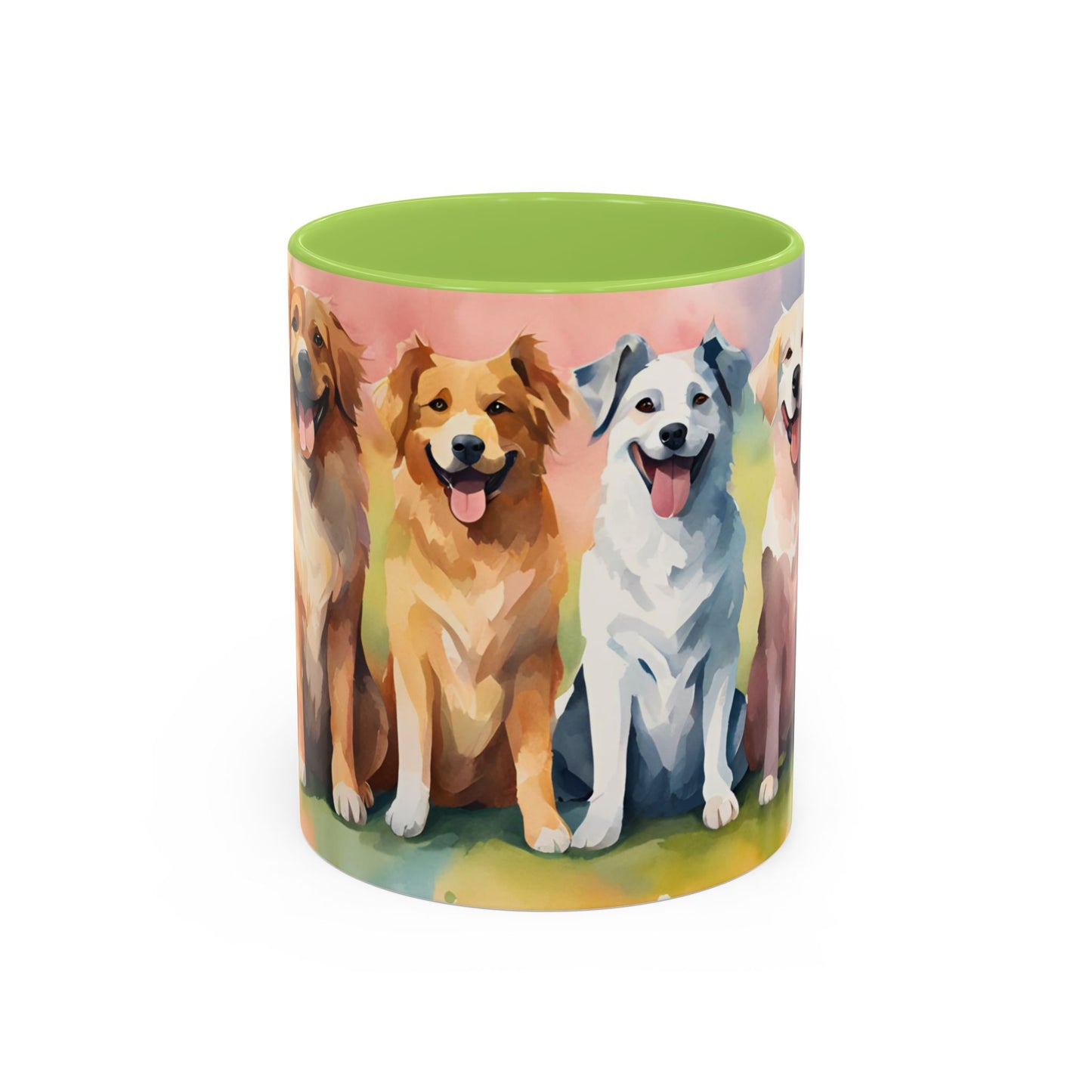 Multicoloured Doggies 08 Accent Mug 11oz