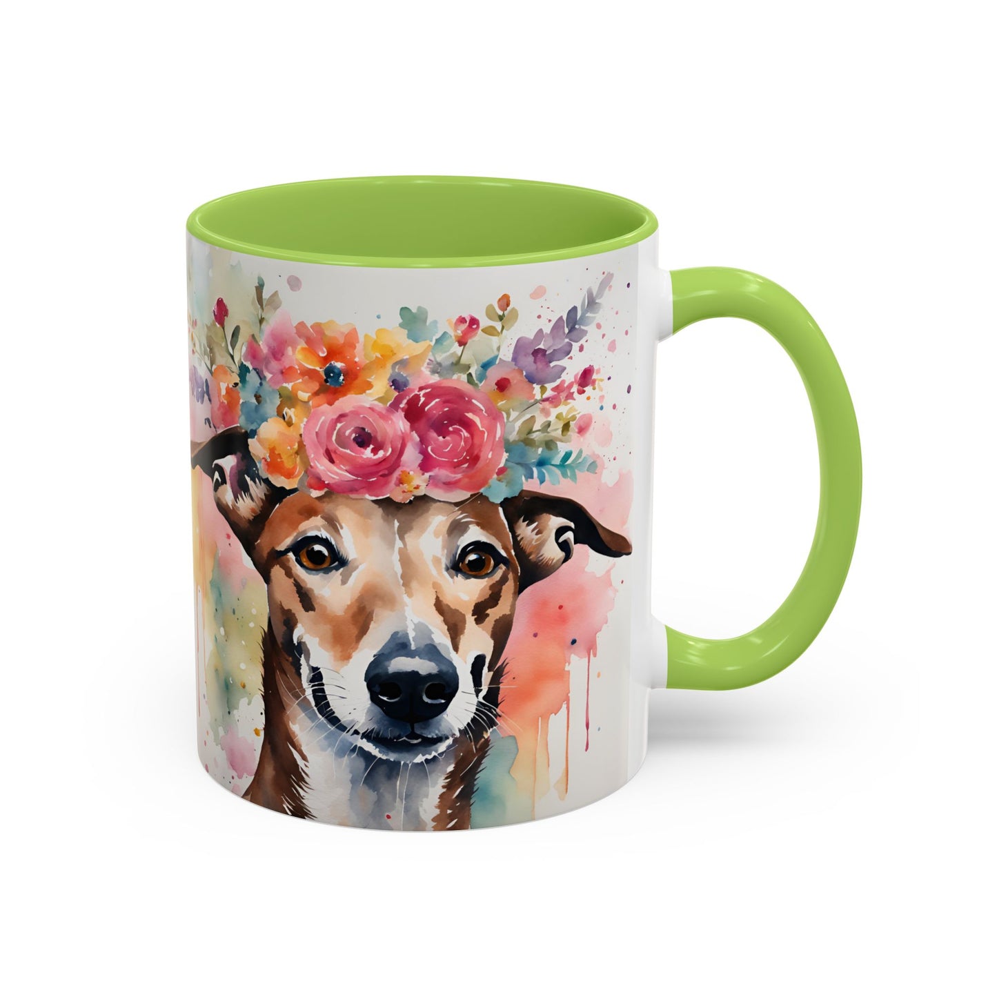 Greyhound 01 Accent Coffee Mug - Dog Lover Gift