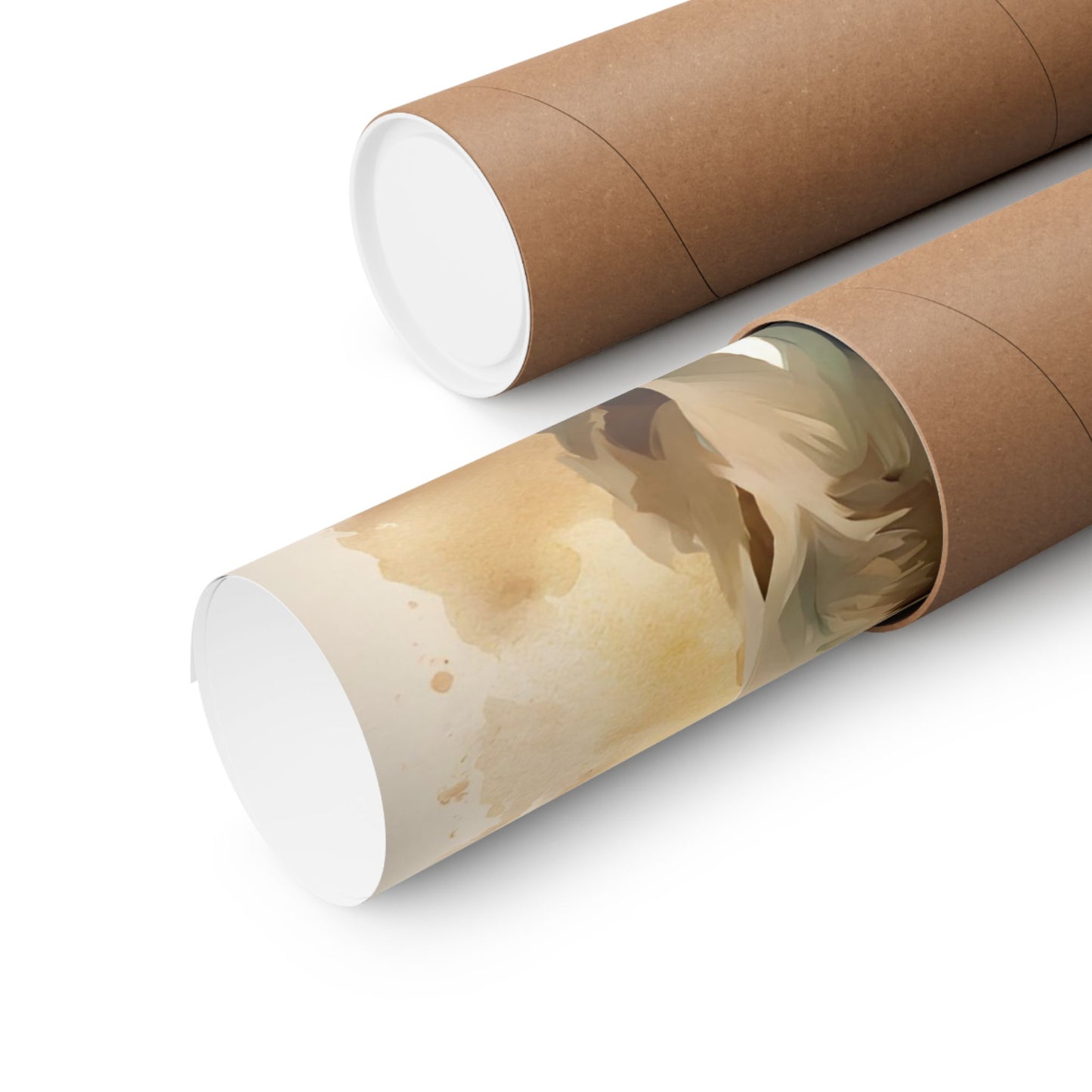 Dogs Golden Labrador 01 Matte Vertical Poster