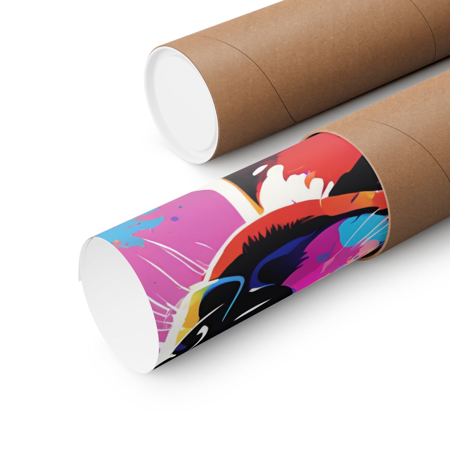 Multicolored Dachshund 03 Matte Vertical Poster