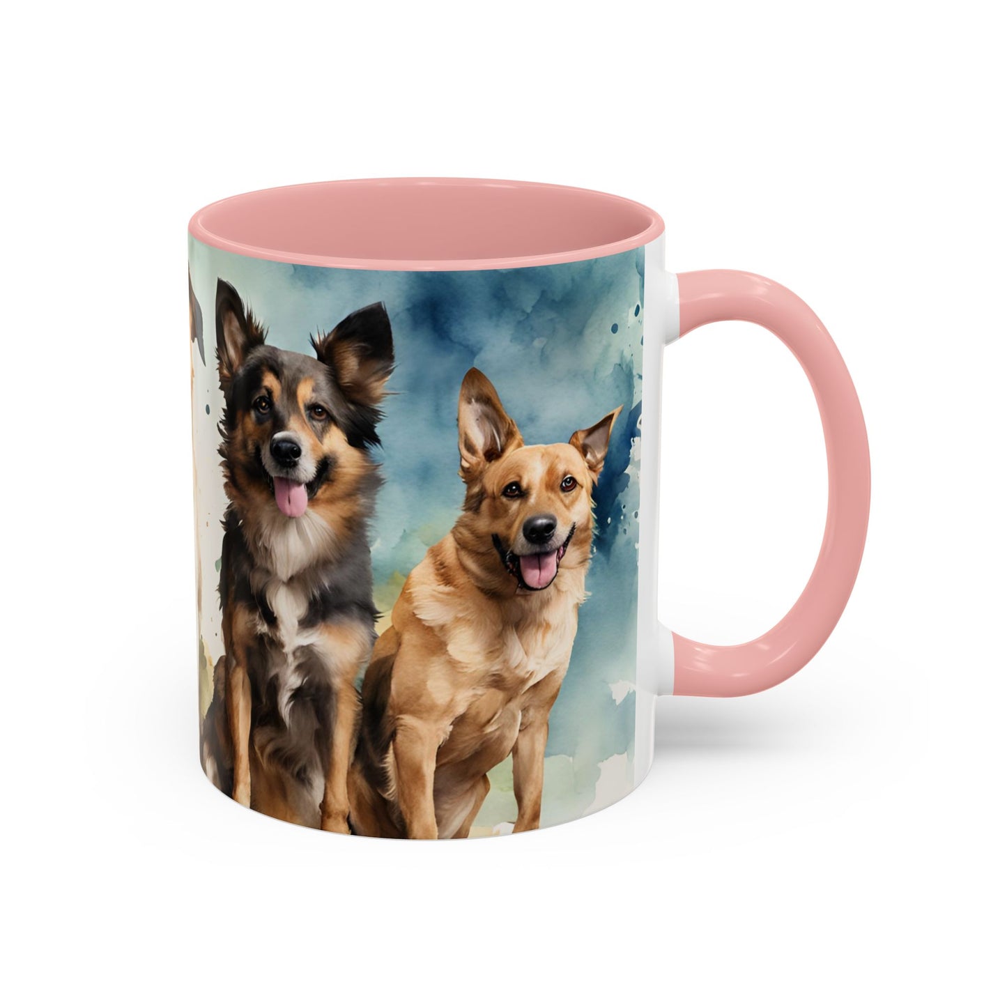 Multicoloured Doggies 06 Accent Mug 11oz