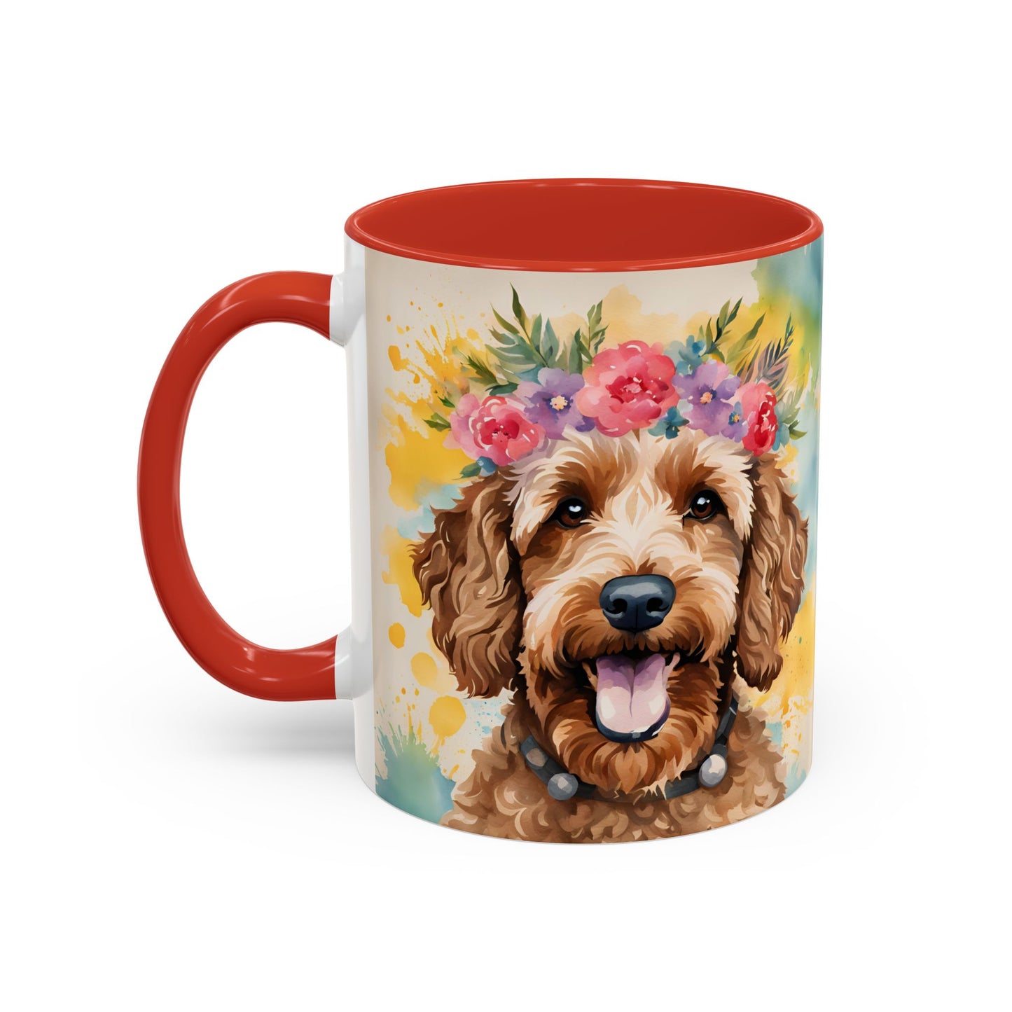 Cockapoo 04 Accent Coffee Mug - Dog Lover Gift