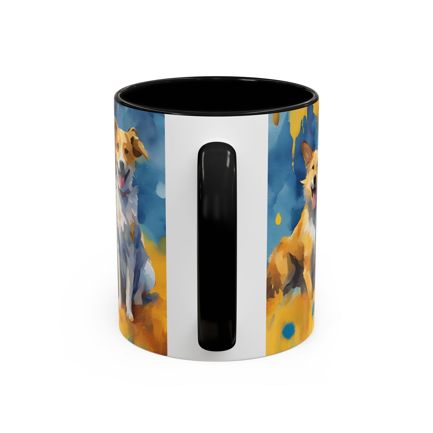 Multicolored Doggies 01 Accent Mug 11oz