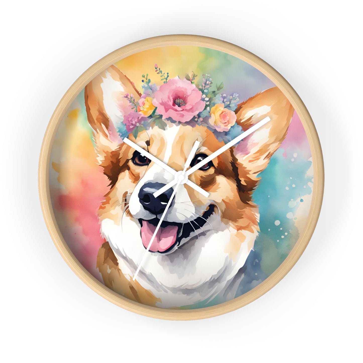 Corgi 01 Dog Wall Clock