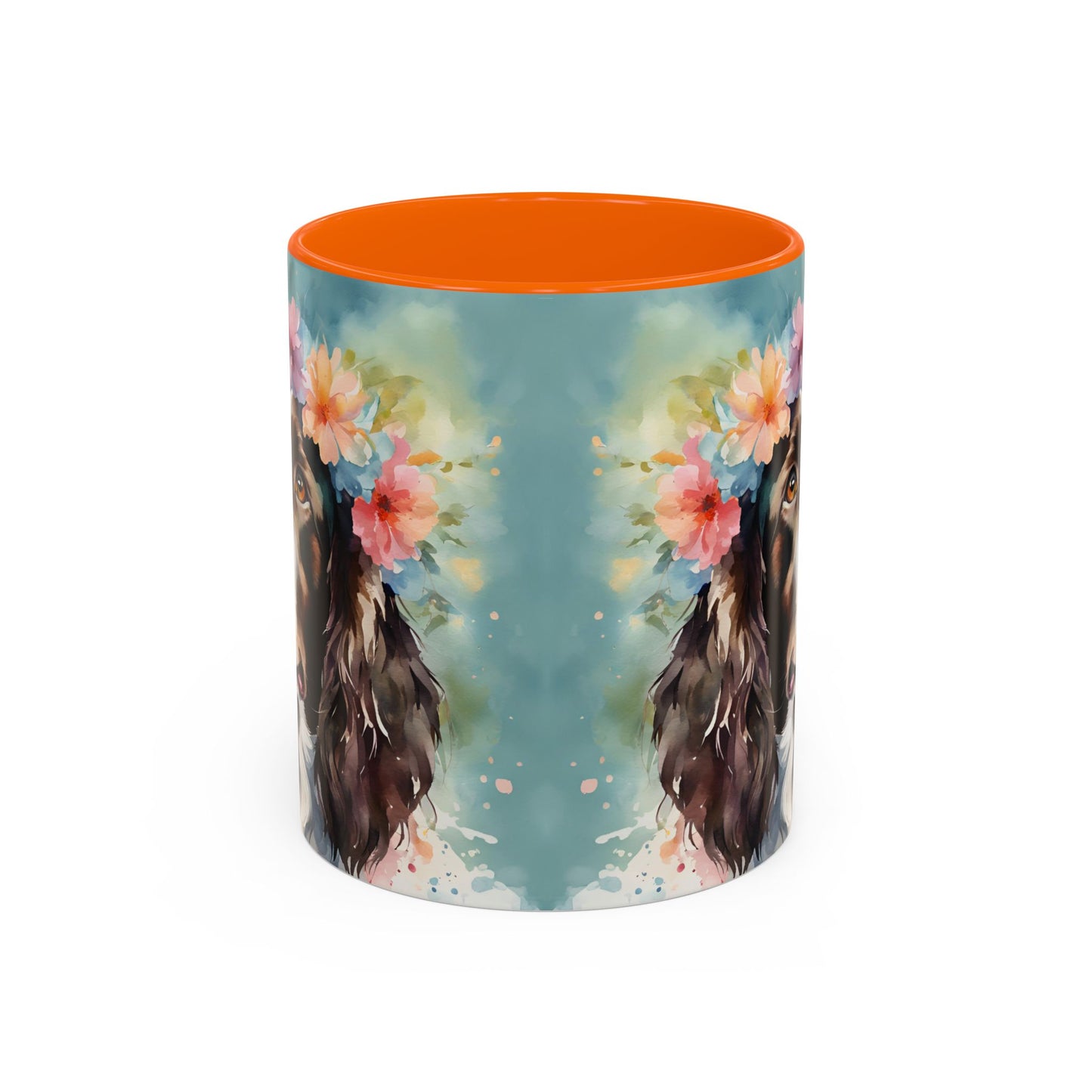 Springer Spaniel 04 Accent Coffee Mug - Dog Lover Gift