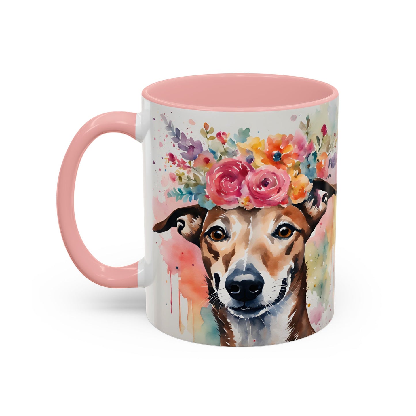 Greyhound 01 Accent Coffee Mug - Dog Lover Gift