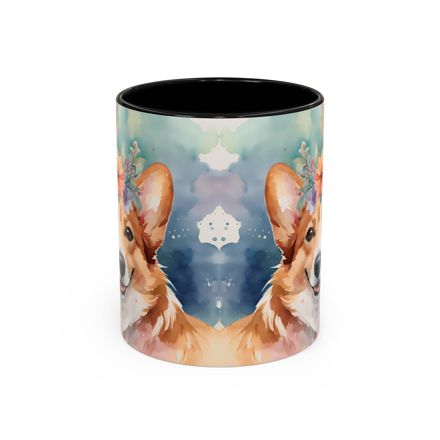 Corgi 03 Accent Coffee Mug - Dog Lover Gift