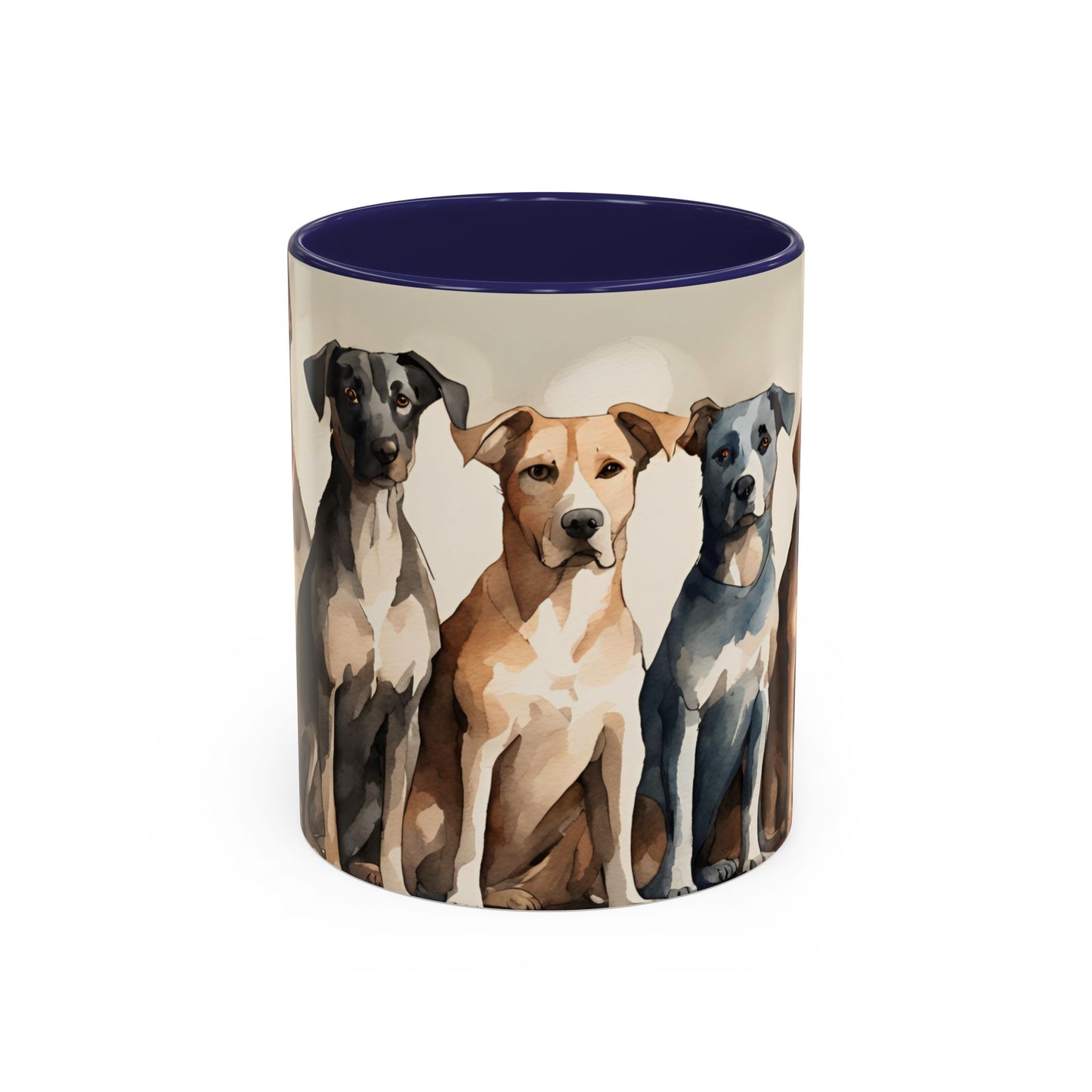 Doggies in a Row 04 Accent Mug 11oz