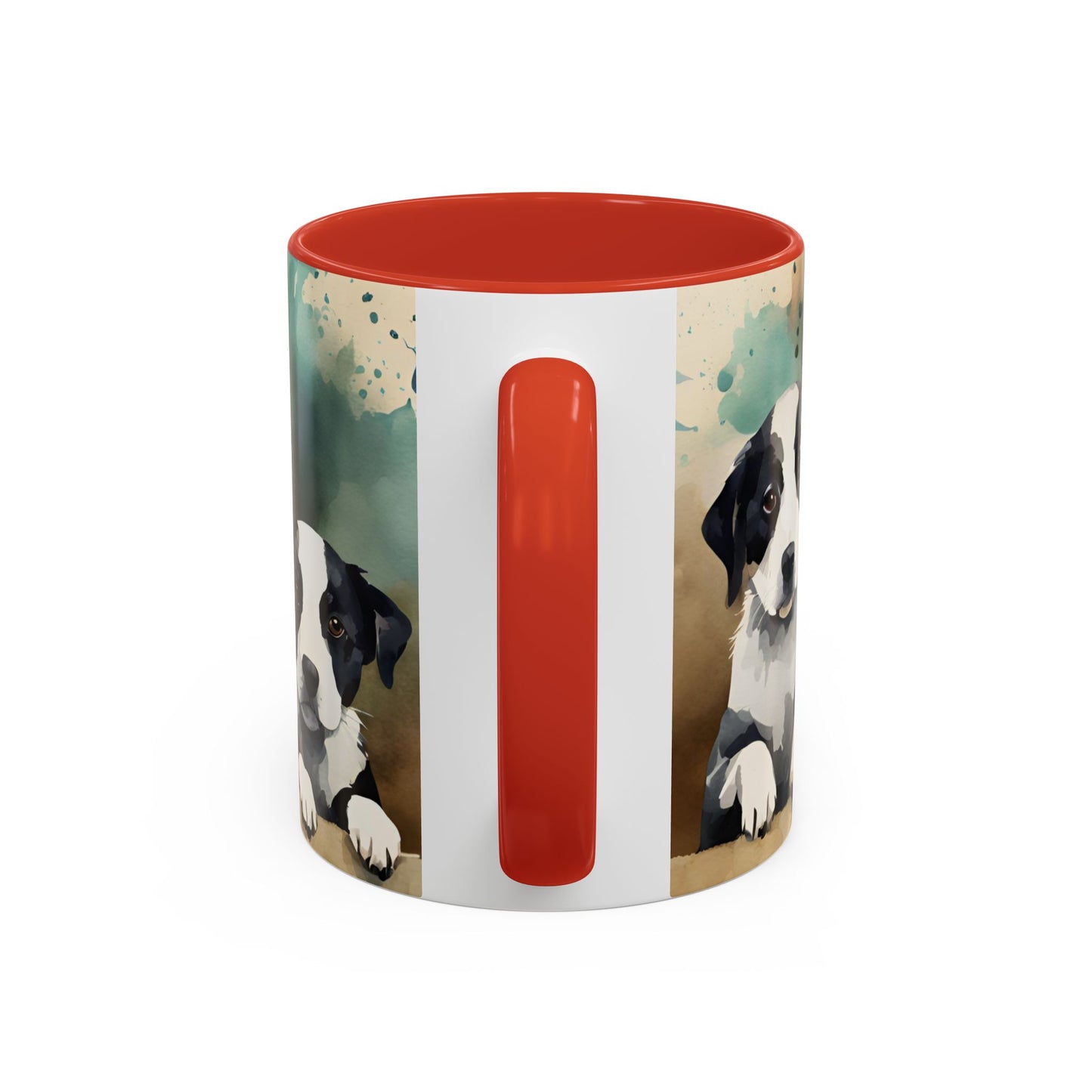Multicoloured Doggies 12 Accent Mug 11oz