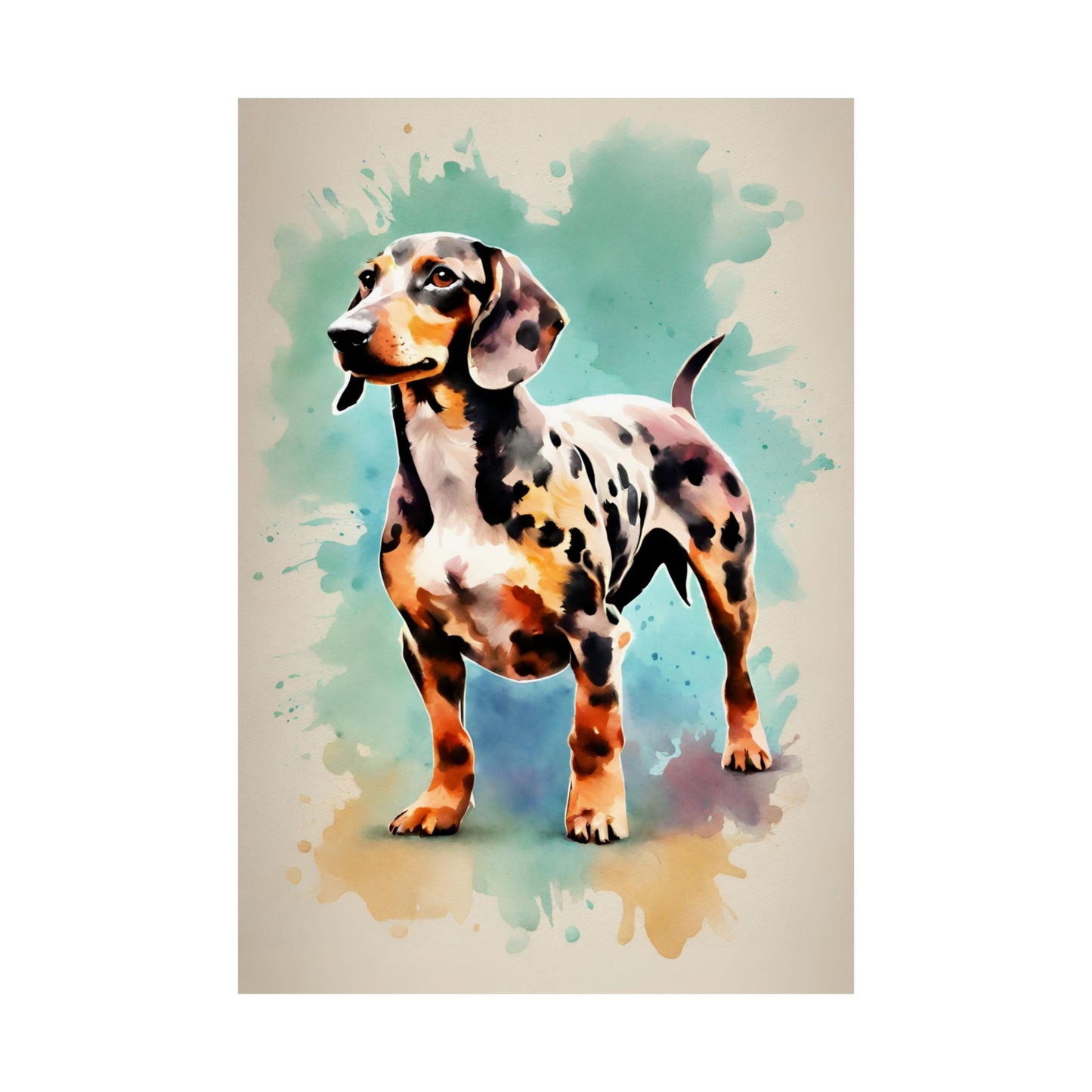 Dogs Dachshund 04 Matte Vertical Poster