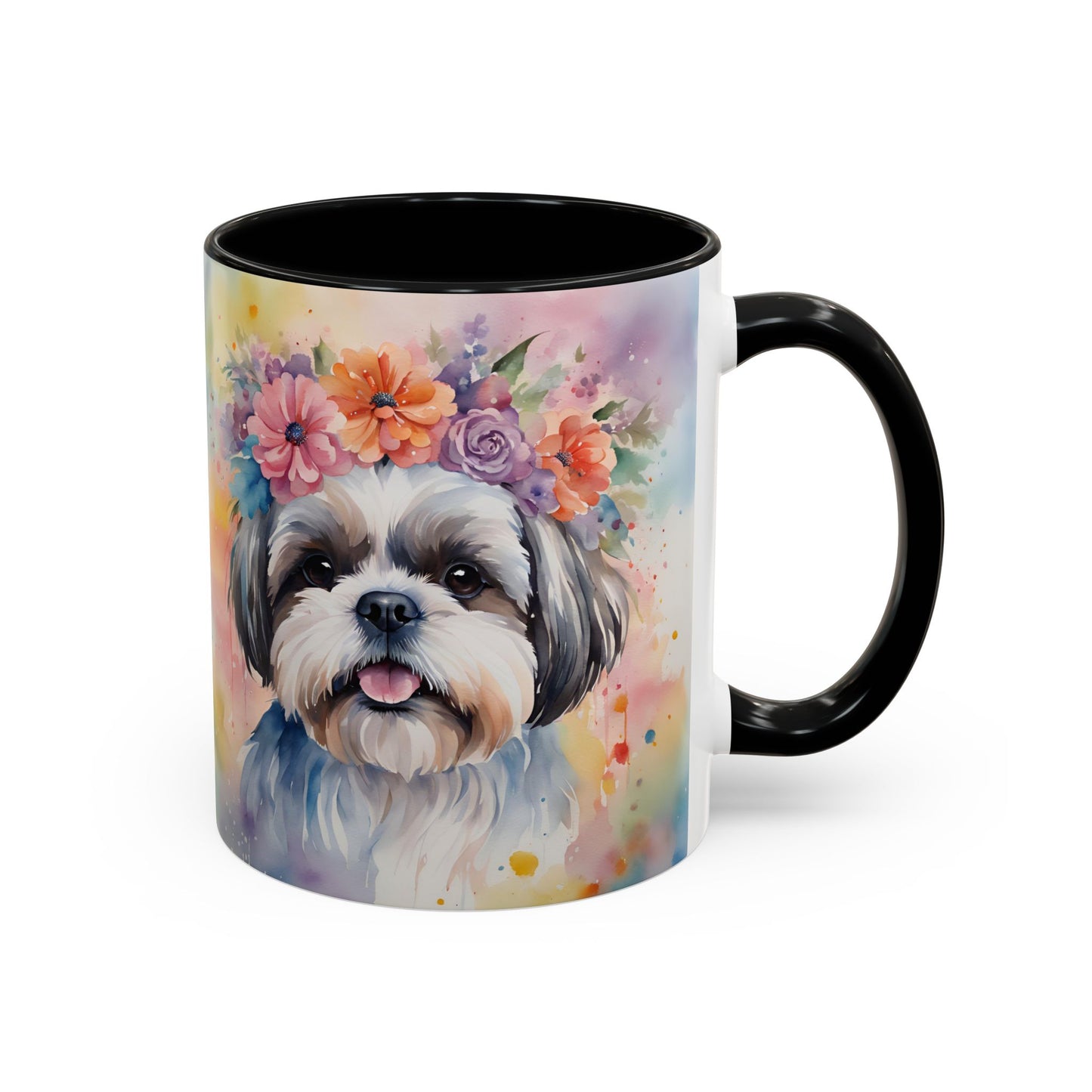 Shih Tzu 04 Accent Coffee Mug - Dog Lover Gift