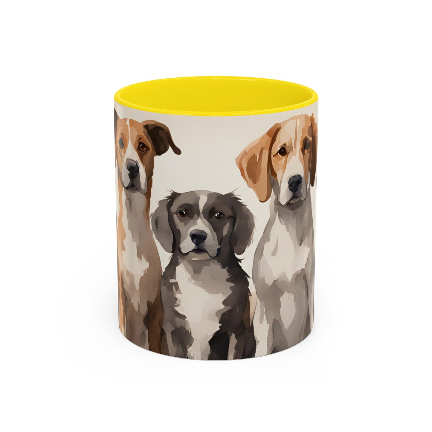 Doggies in a Row 01 Accent Mug 11oz