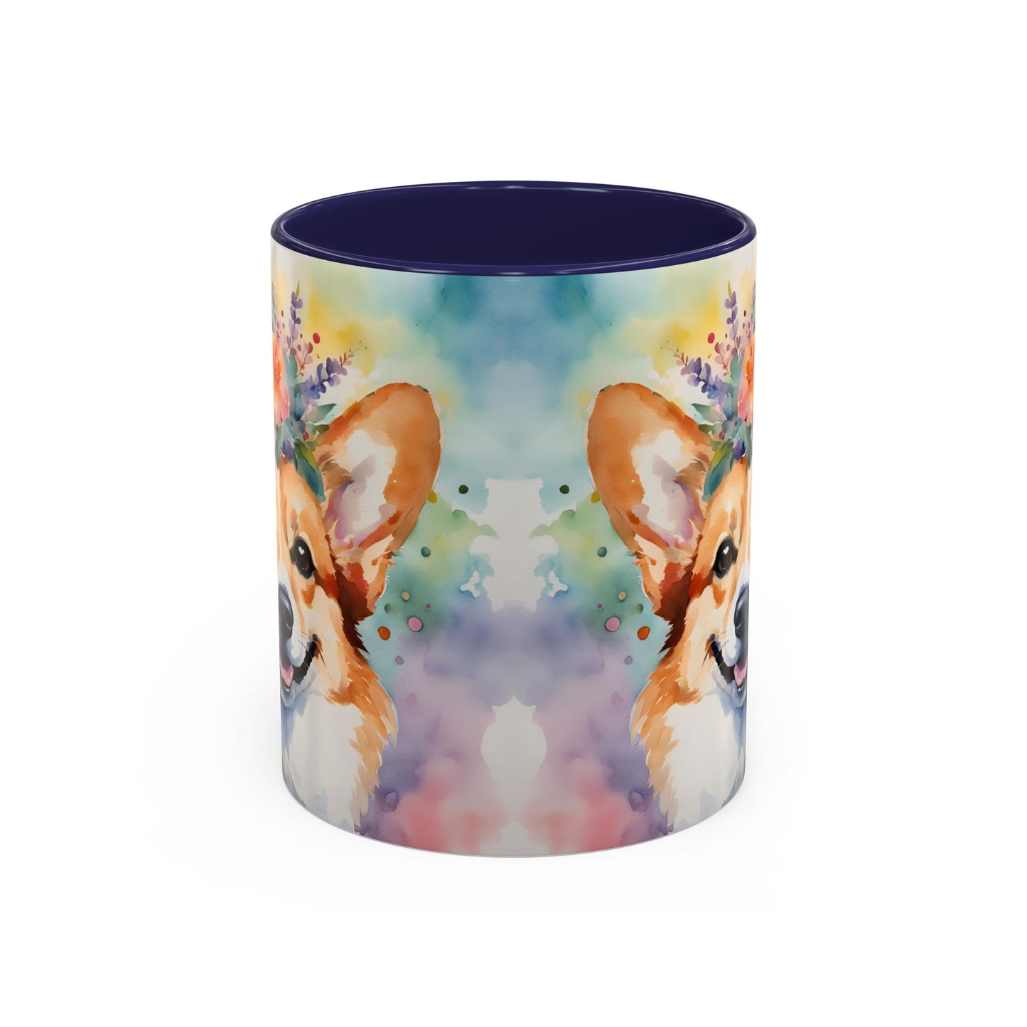 Corgi 04 Accent Coffee Mug - Dog Lover Gift