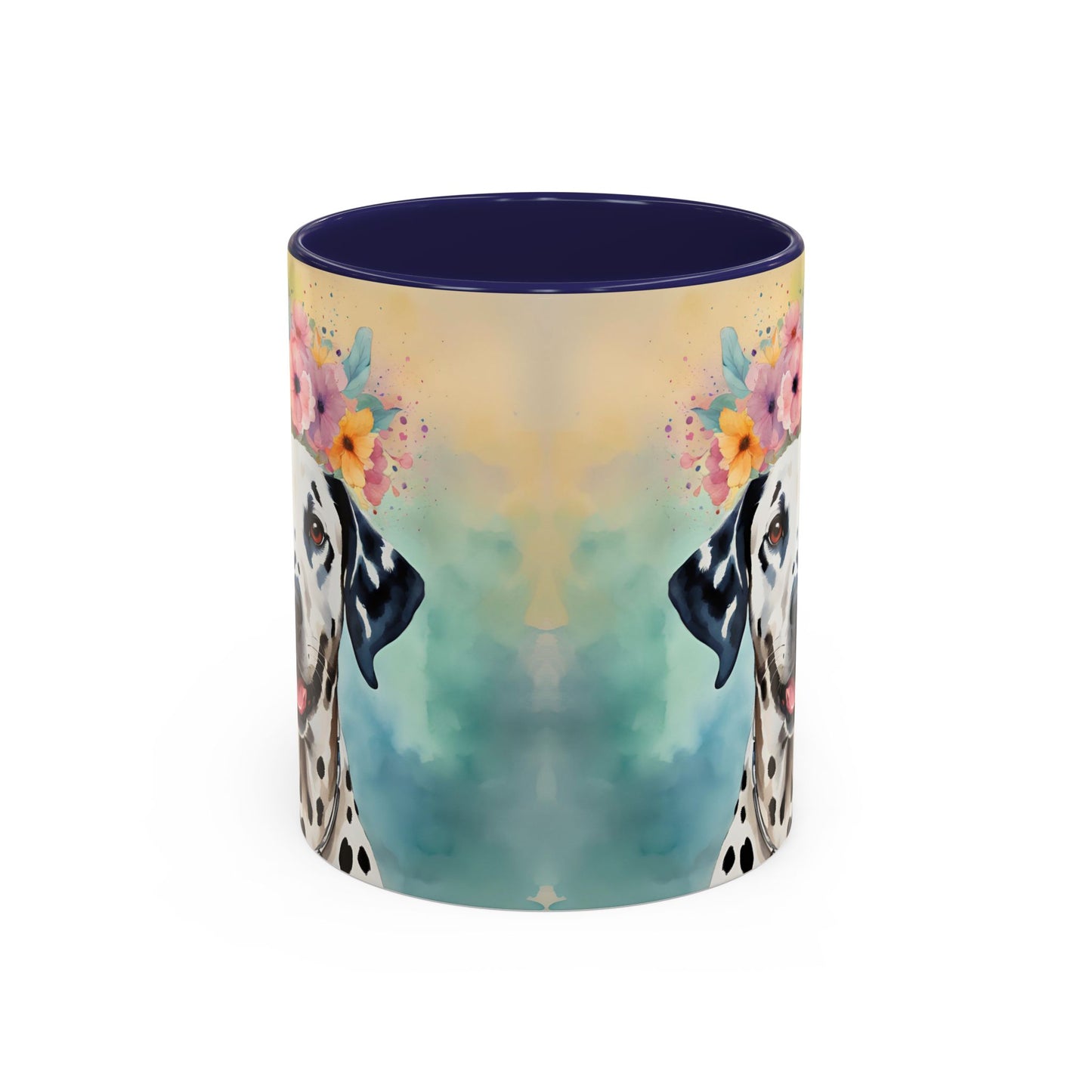 Dalmatian 01 Accent Coffee Mug - Dog Lover Gift