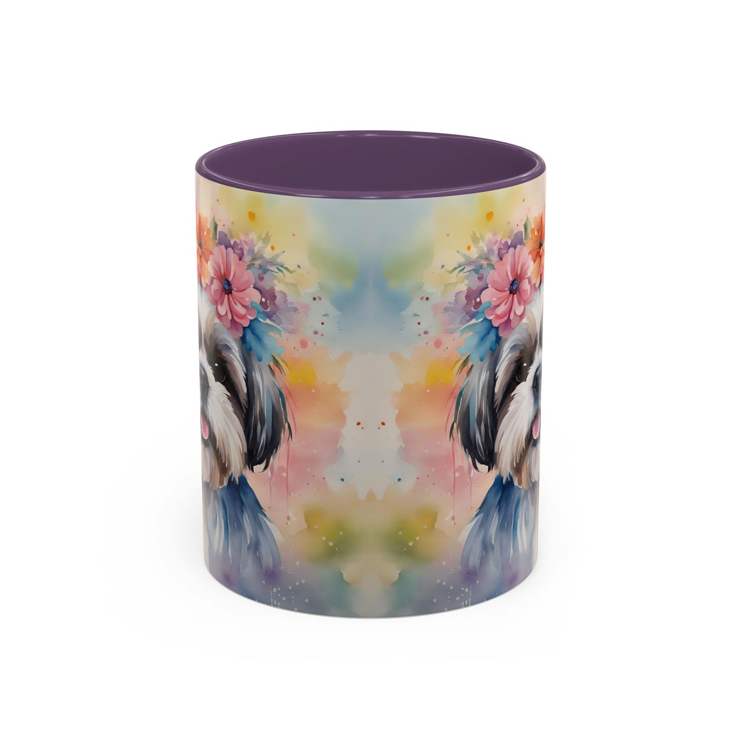 Shih Tzu 04 Accent Coffee Mug - Dog Lover Gift