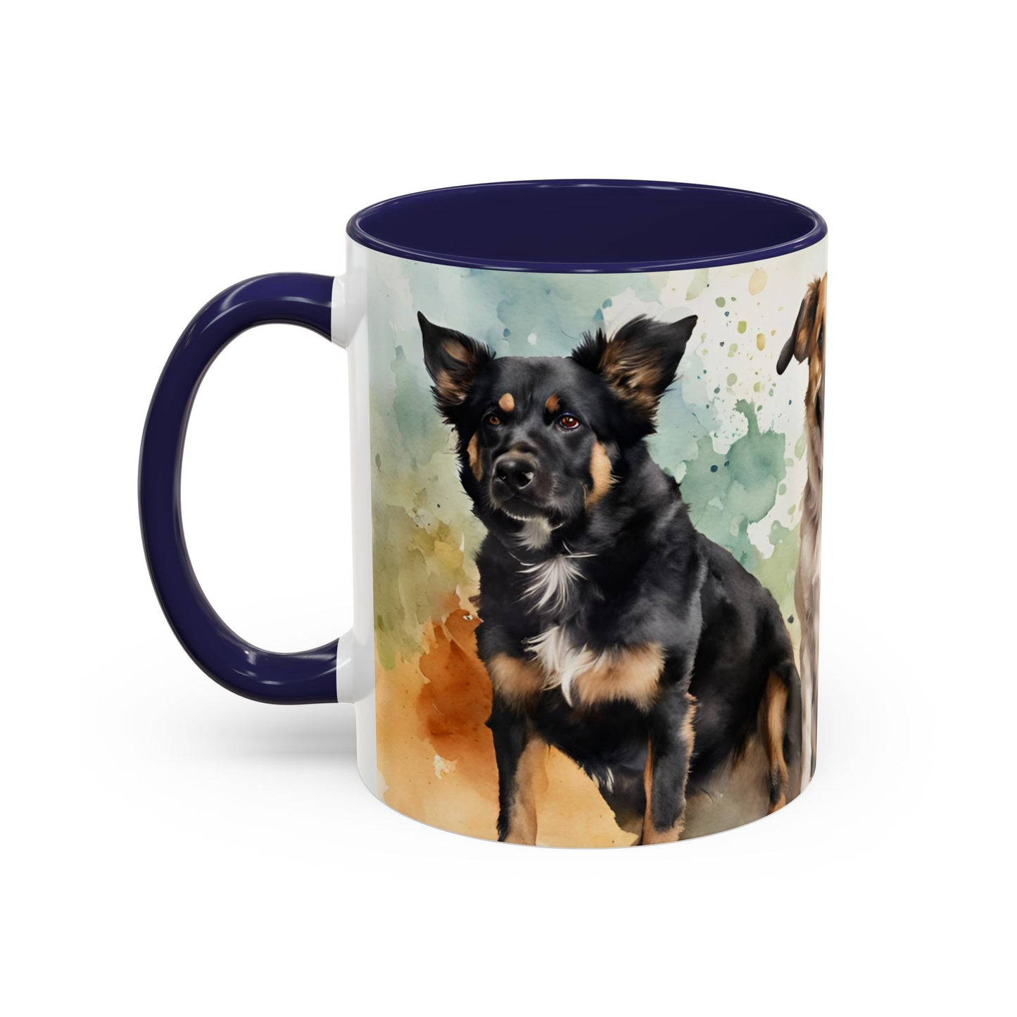Multicoloured Doggies 06 Accent Mug 11oz