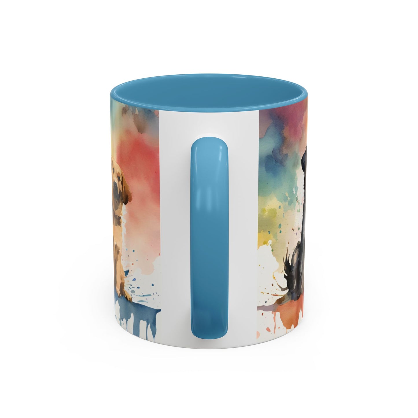 Multicoloured Doggies 02 Accent Mug 11oz