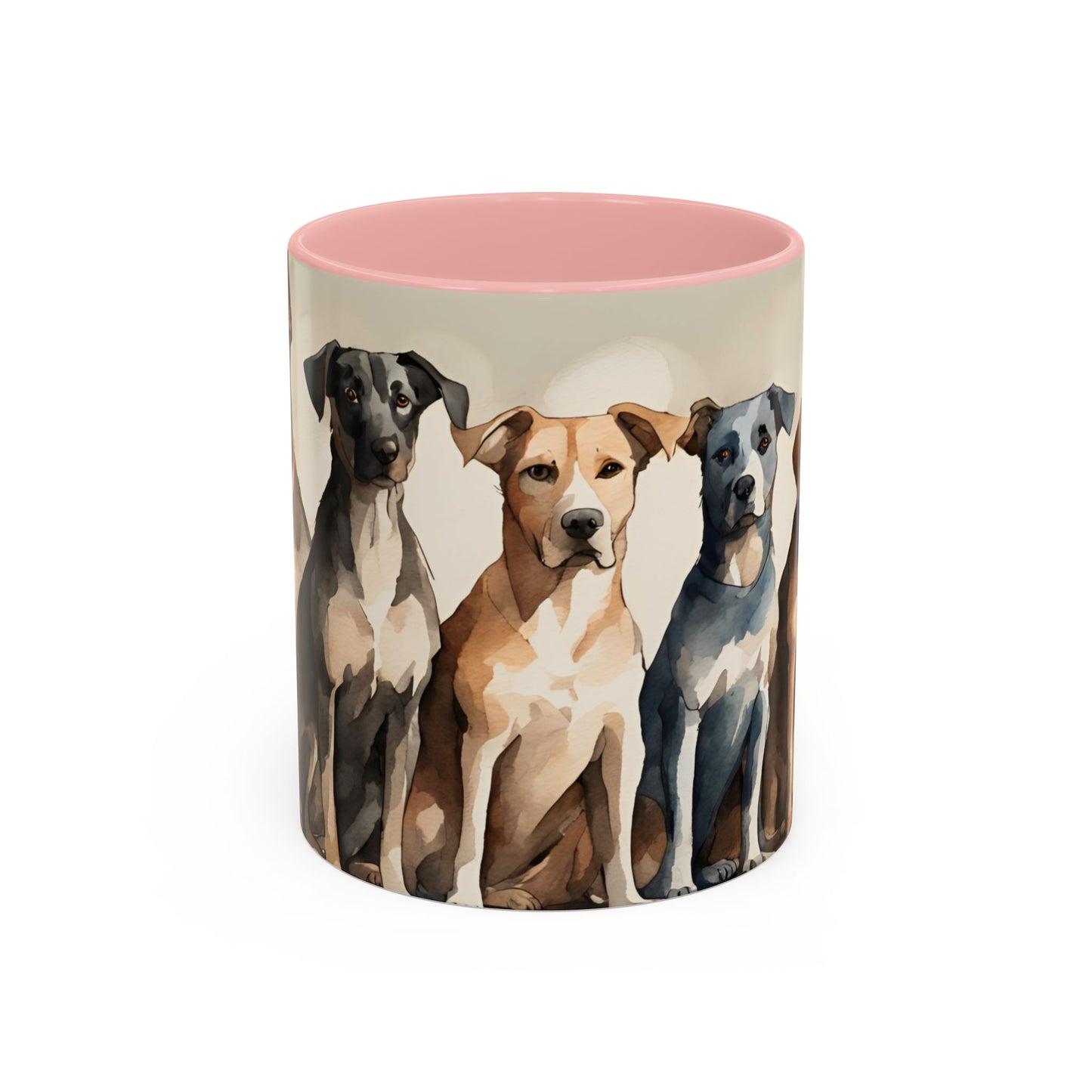 Doggies in a Row 04 Accent Mug 11oz