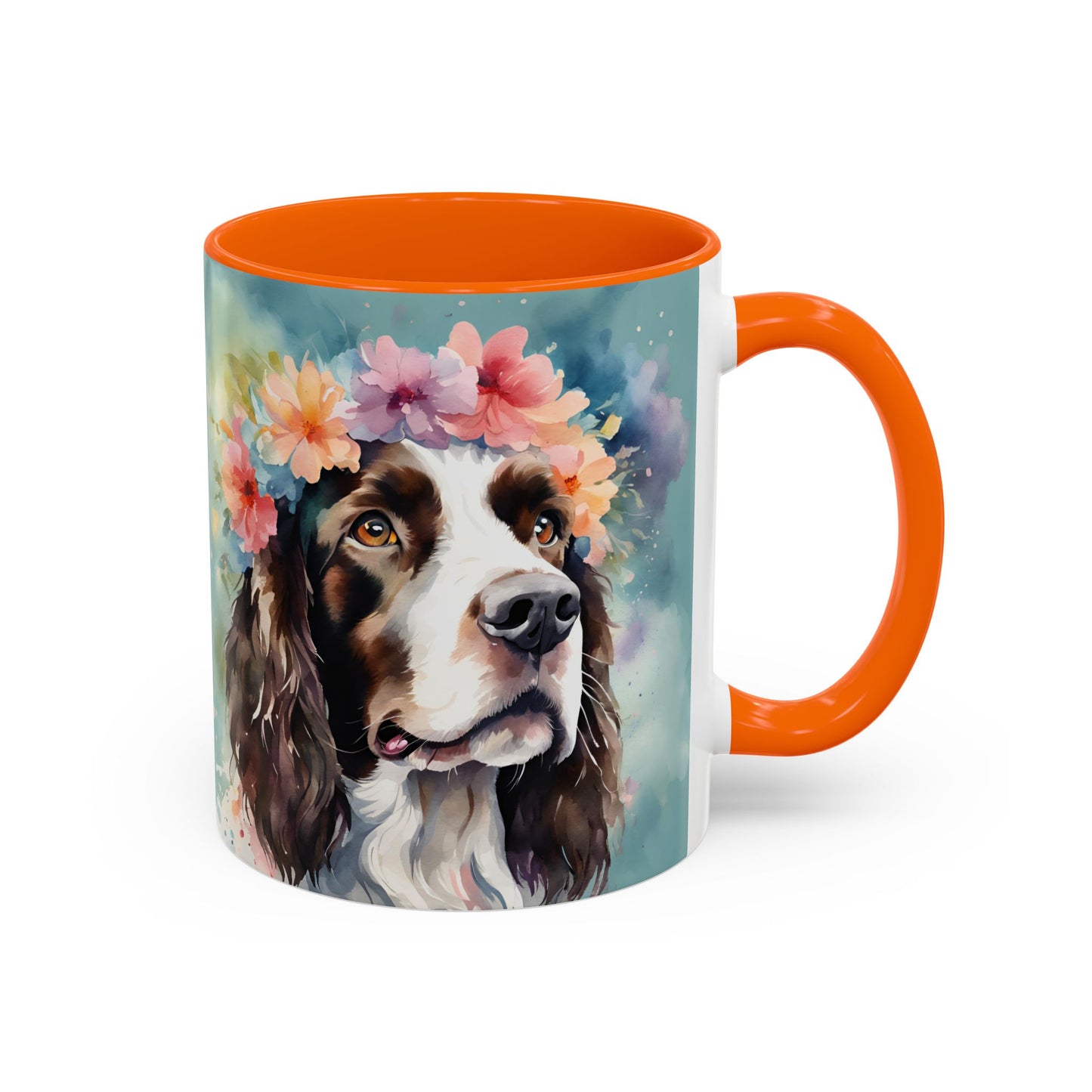 Springer Spaniel 04 Accent Coffee Mug - Dog Lover Gift