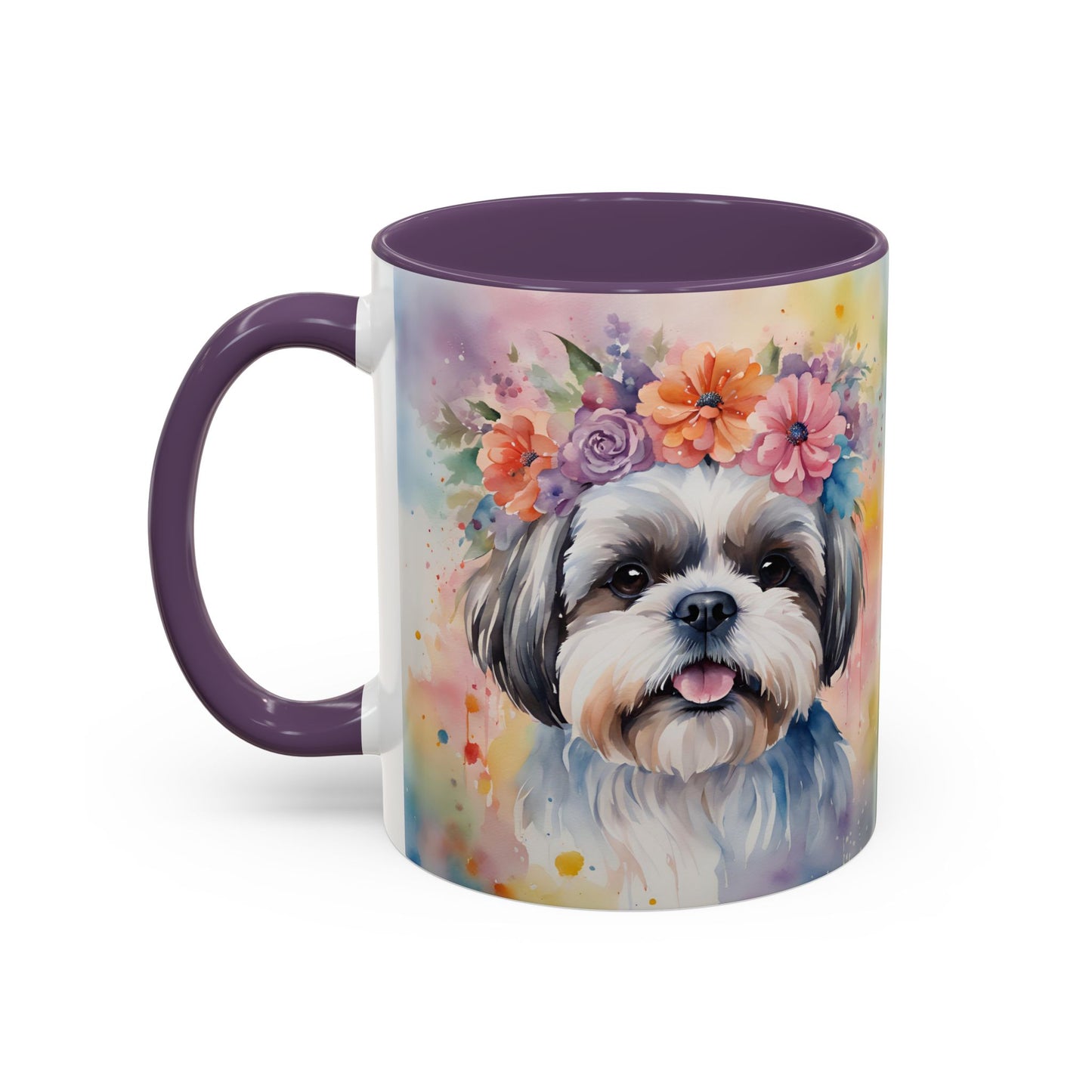 Shih Tzu 04 Accent Coffee Mug - Dog Lover Gift