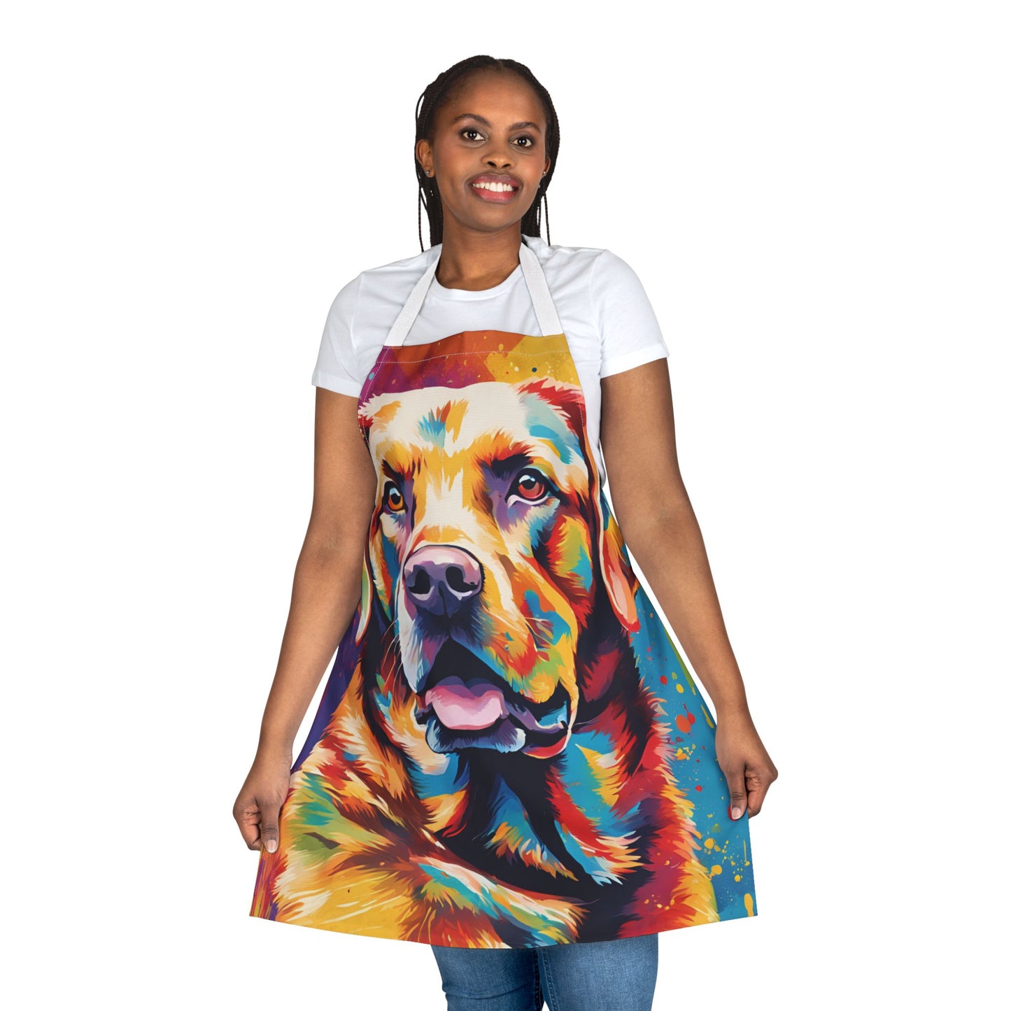 Multi Labrador Adult Apron (AOP)