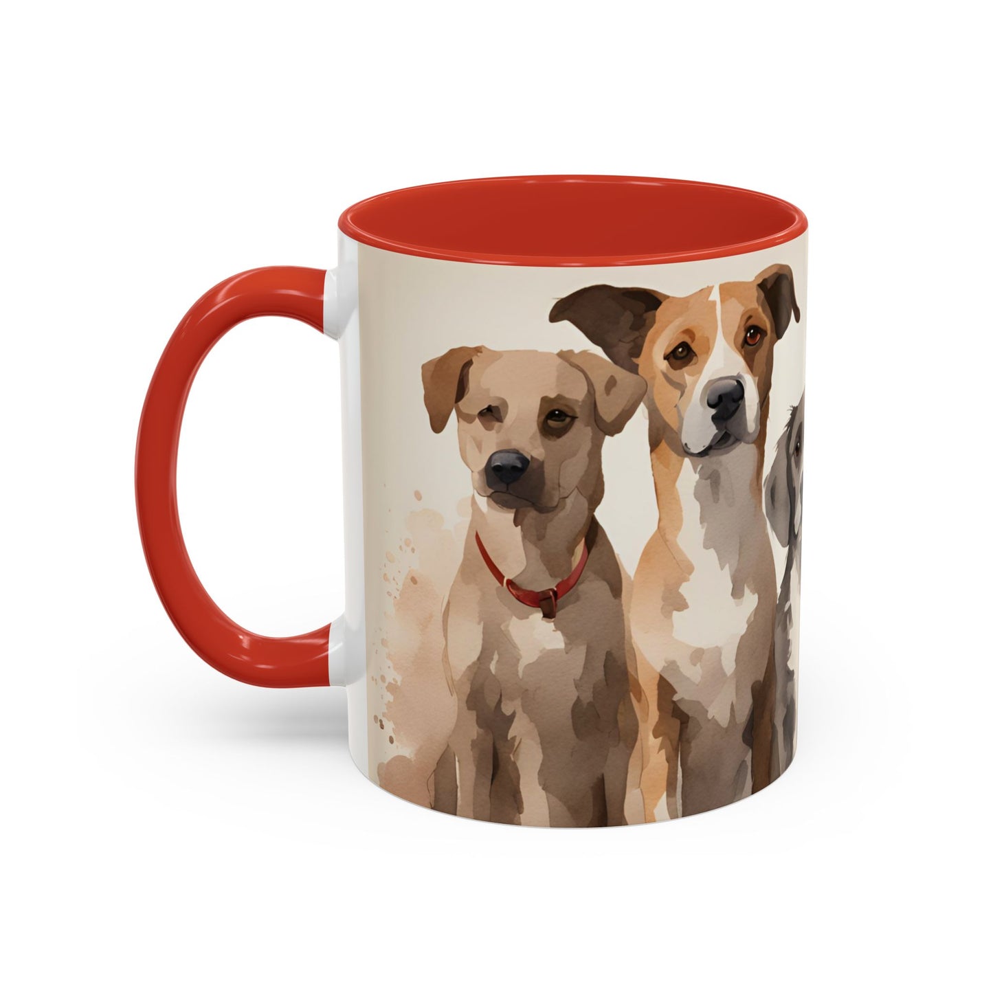 Doggies in a Row 01 Accent Mug 11oz