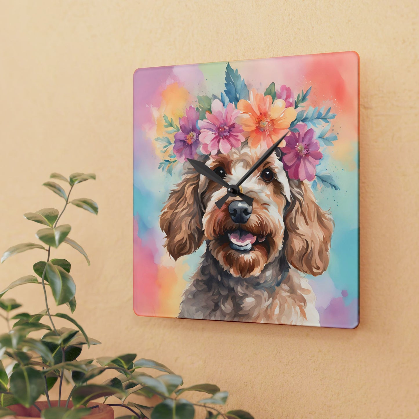 Cockapoo 03 Dog Wall Clock