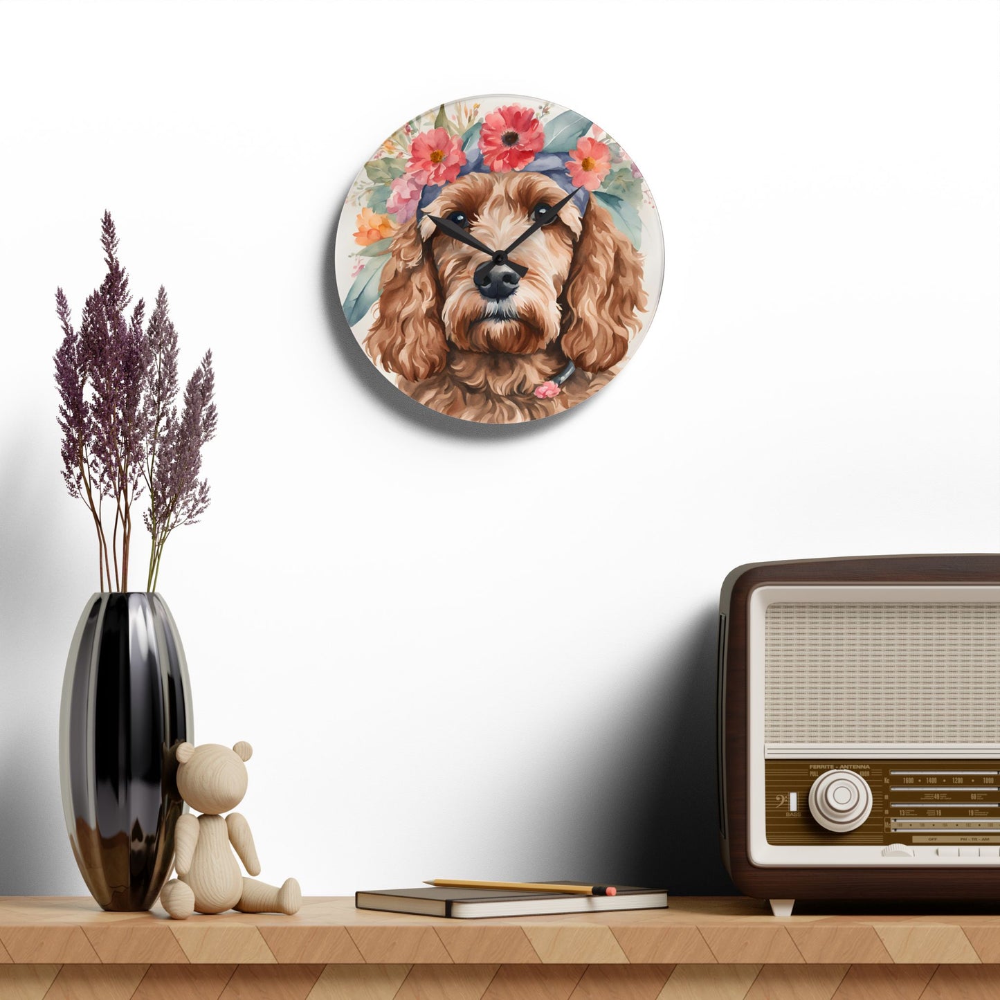 Cockapoo 01 Dog Wall Clock