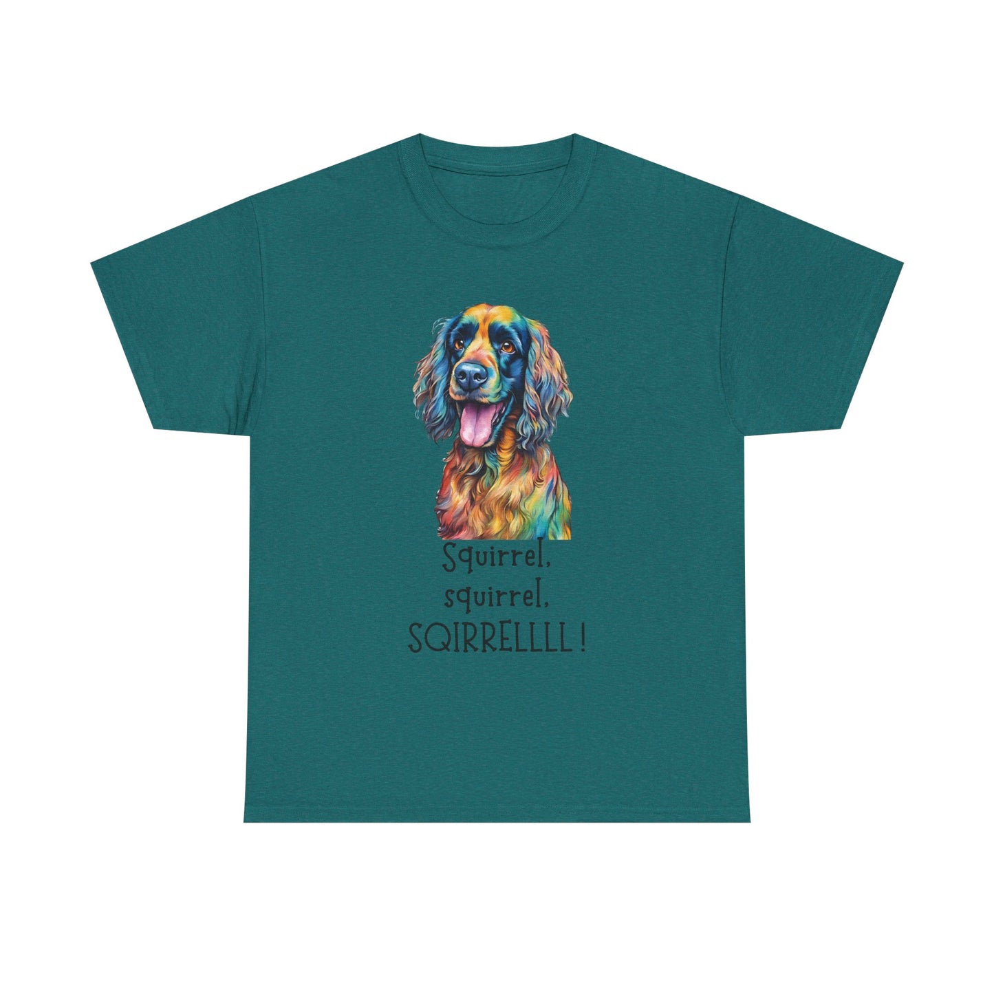 Squirrel, squirrel, SQIRRELLLLL! Unisex Heavy Cotton Tee