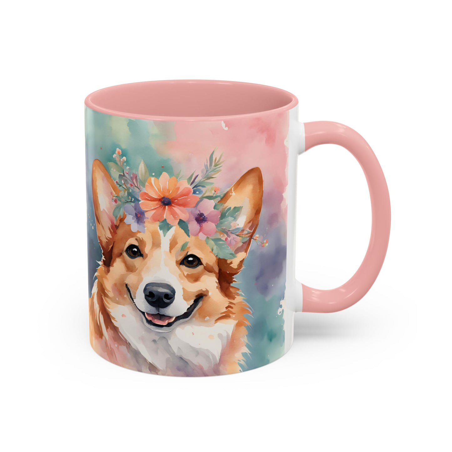 Corgi 03 Accent Coffee Mug - Dog Lover Gift